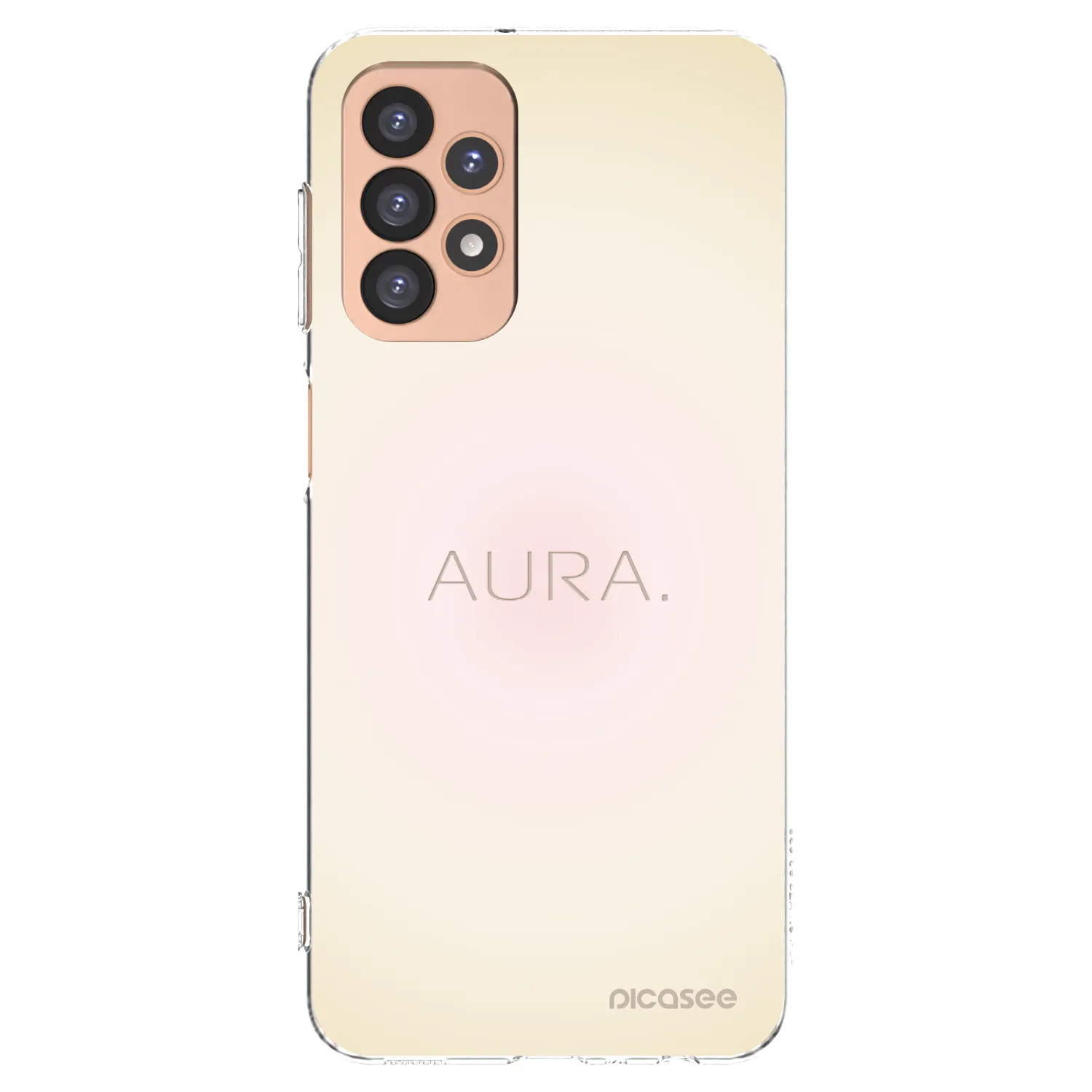 Picasee silikonový průhledný obal pro Samsung Galaxy A23 A236B 5G - Aura