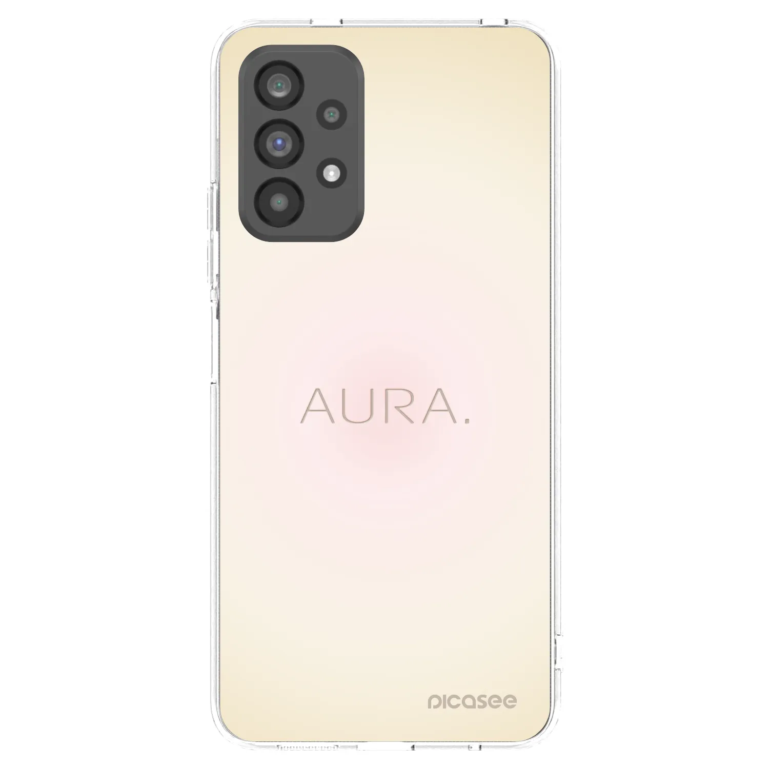 Picasee silikonový průhledný obal pro Samsung Galaxy A73 5G - Aura