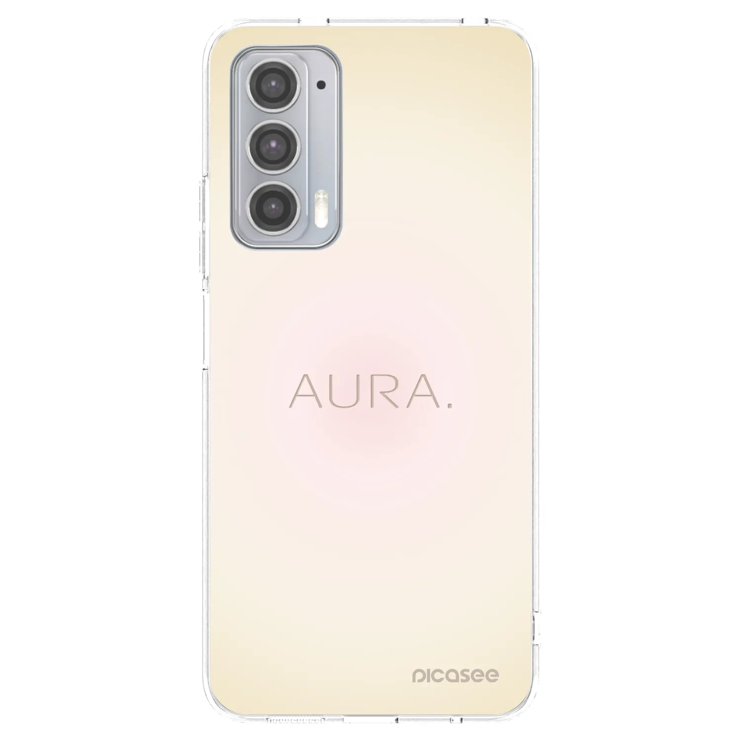 Picasee silikonový průhledný obal pro Motorola Edge 20 - Aura