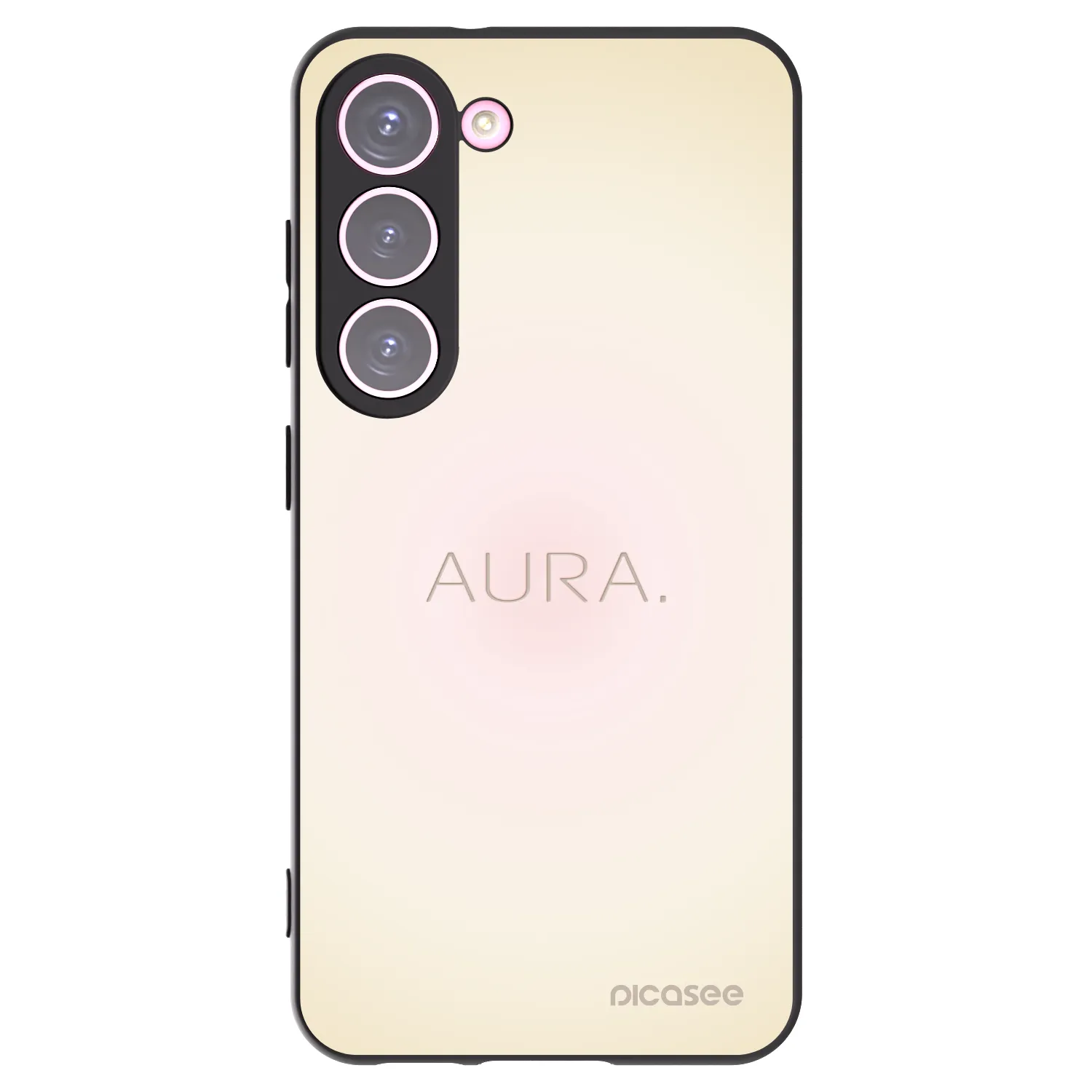 Picasee silikonový černý obal pro Samsung Galaxy S23 5G - Aura