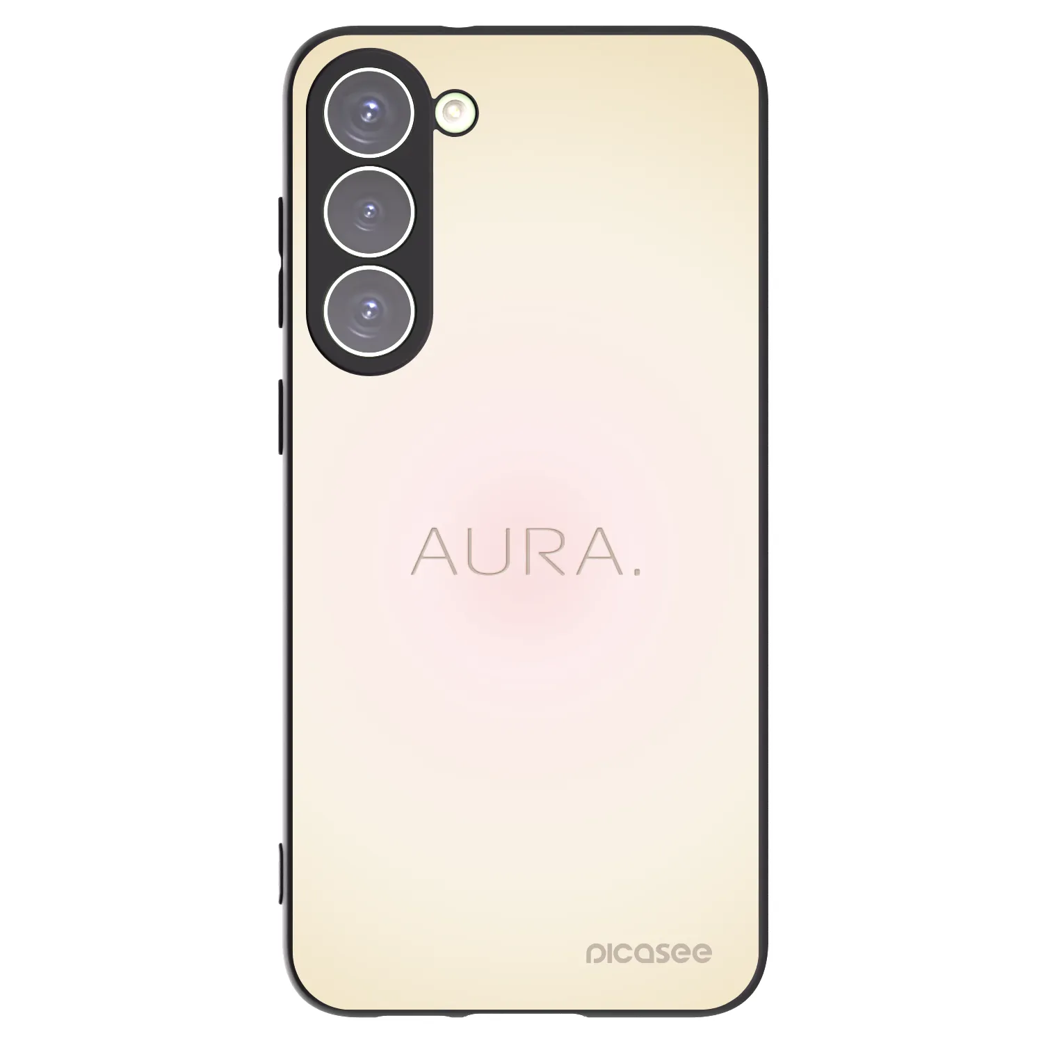 Picasee silikonový černý obal pro Samsung Galaxy S23+ 5G - Aura