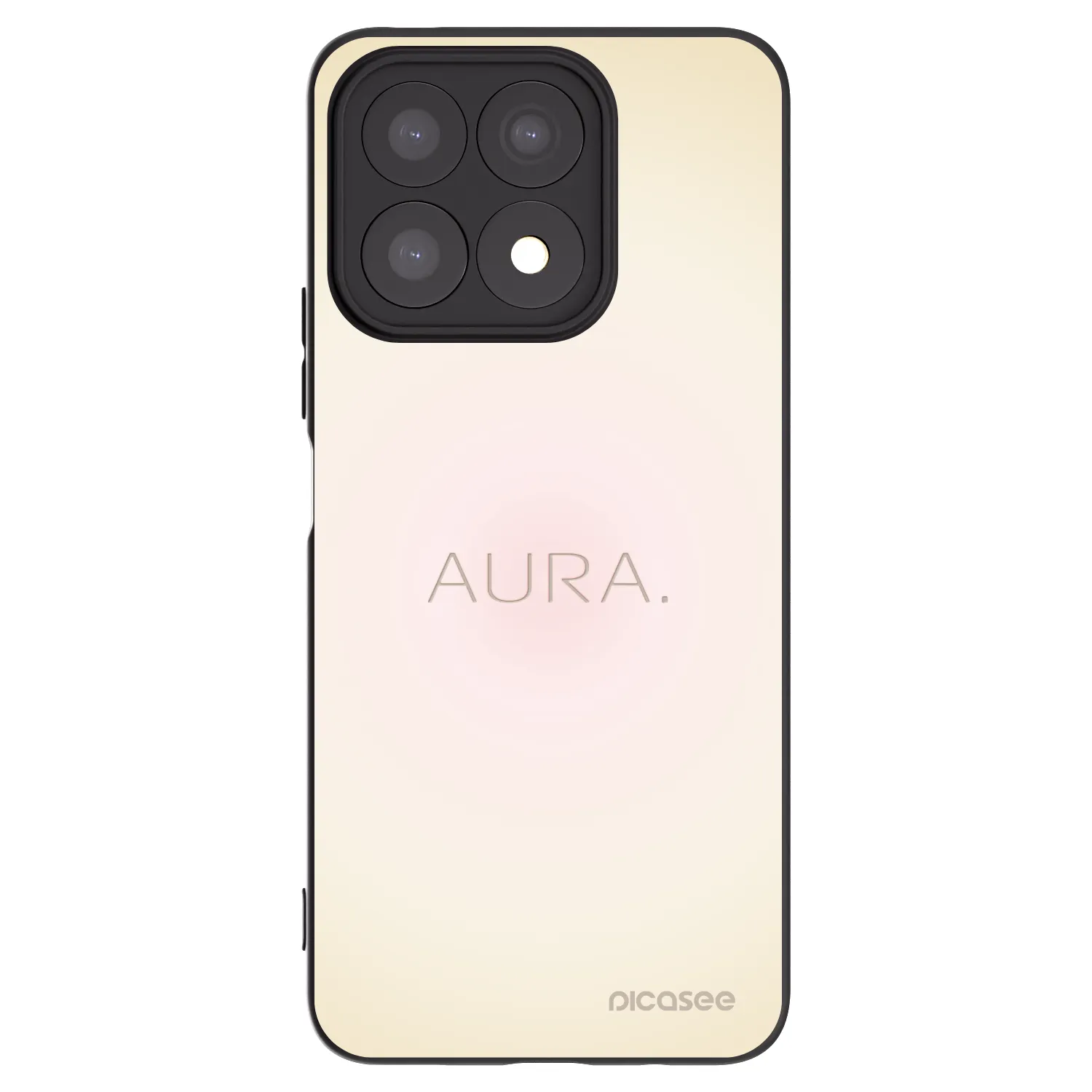 Picasee silikonový černý obal pro Honor X8a - Aura