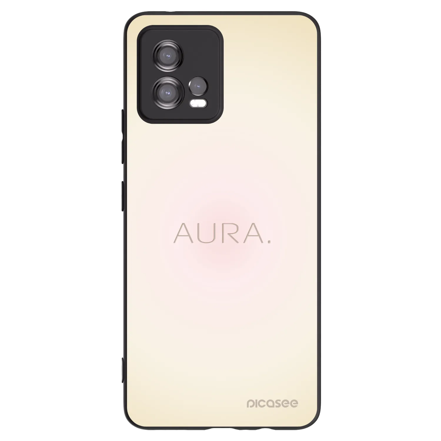 Picasee silikonový černý obal pro Motorola Moto G72 - Aura