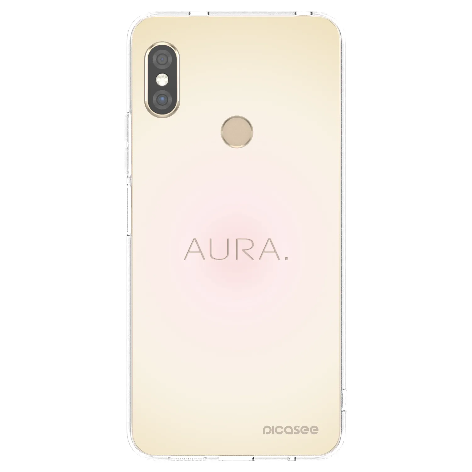 Picasee silikonový průhledný obal pro Xiaomi Redmi Note 5 Global - Aura