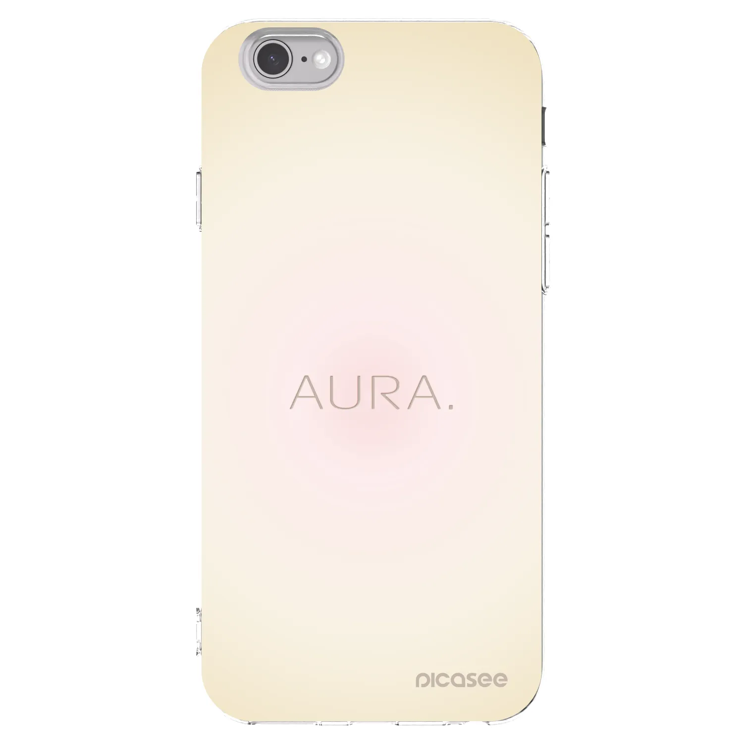 Picasee silikonový průhledný obal pro Apple iPhone 6/6S - Aura