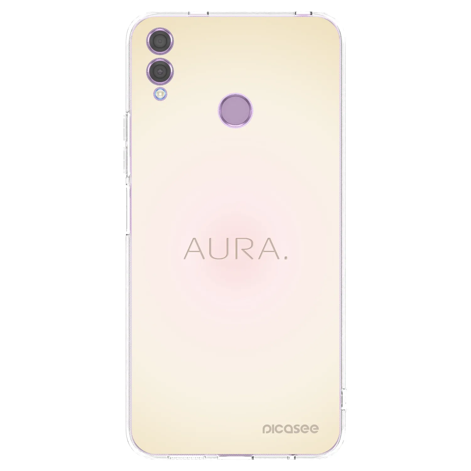 Picasee silikonový průhledný obal pro Honor 8X - Aura