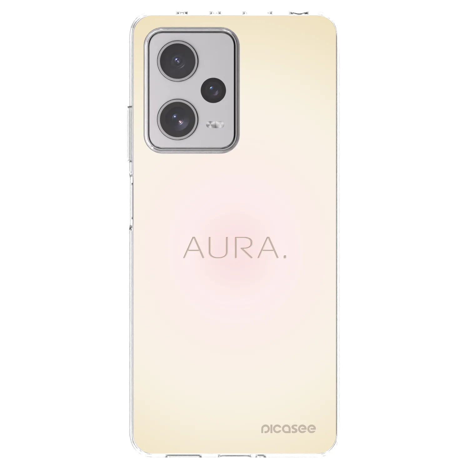 Picasee silikonový průhledný obal pro Xiaomi Redmi Note 12 Pro+ 5G - Aura