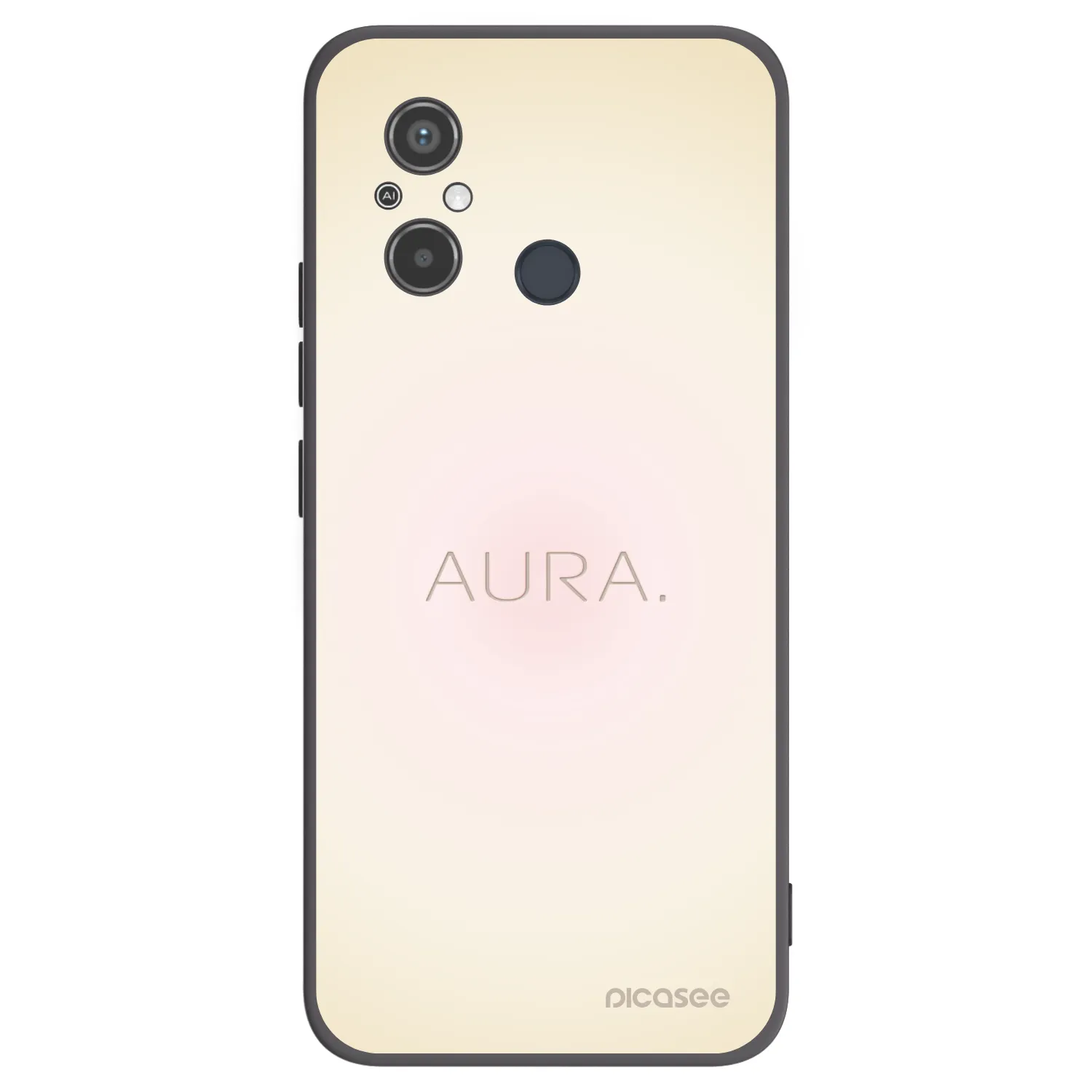 Picasee silikonový černý obal pro Xiaomi Redmi 12C - Aura