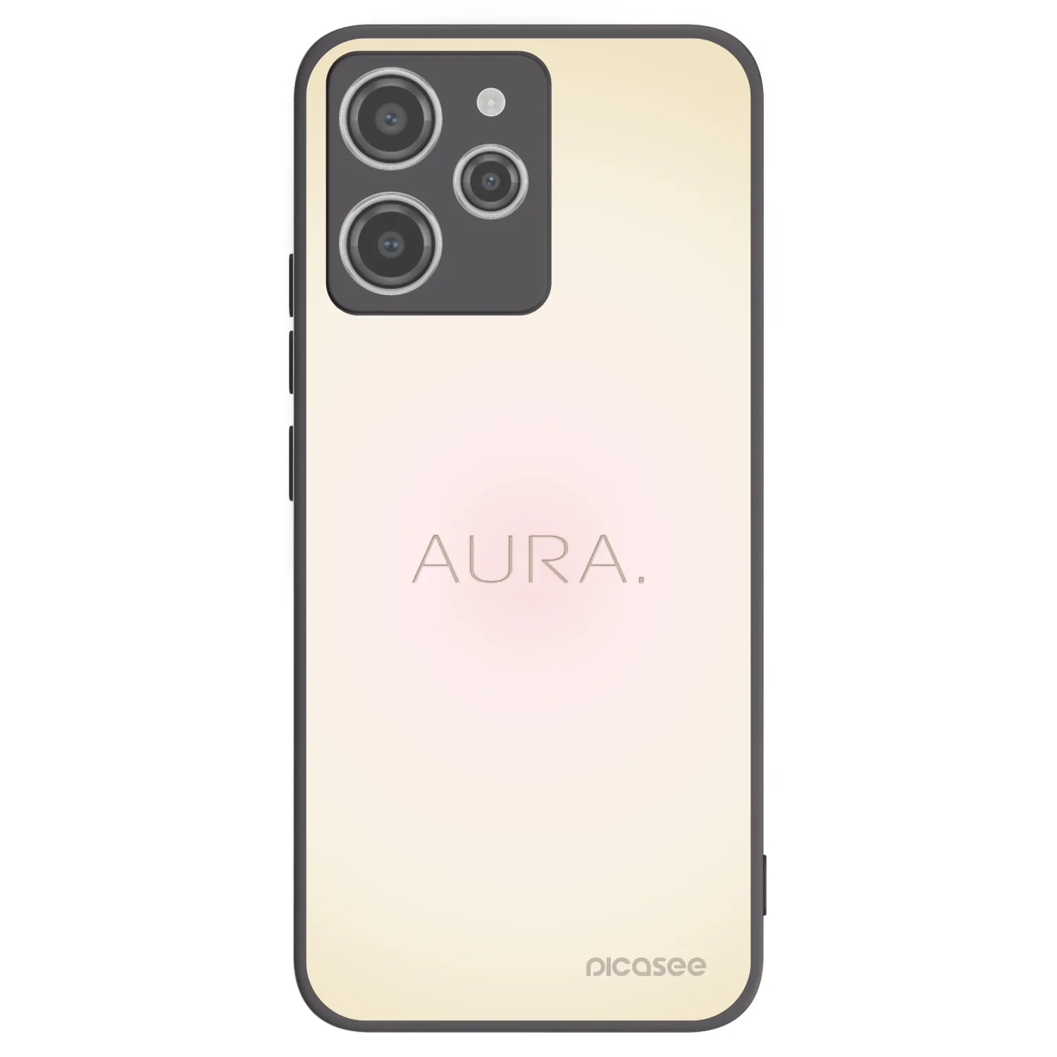 Picasee silikonový černý obal pro Xiaomi Redmi 12 4G - Aura
