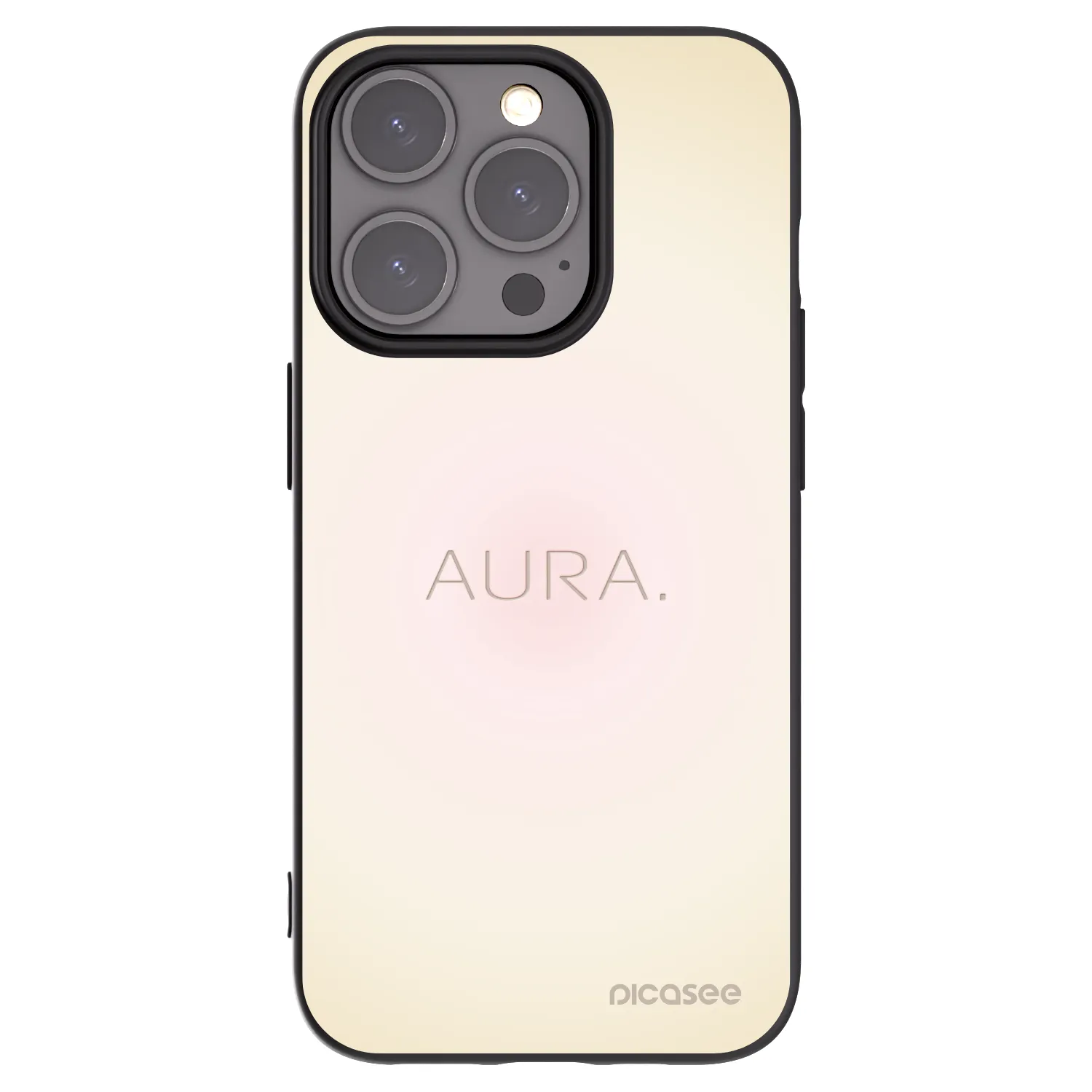 Picasee silikonový černý obal pro Apple iPhone 15 Pro - Aura