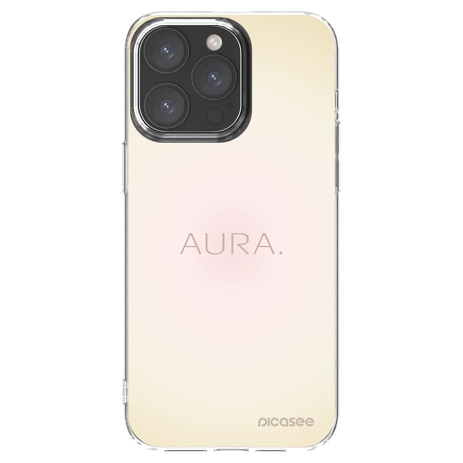 Picasee silikonový průhledný obal pro Apple iPhone 15 Pro Max - Aura