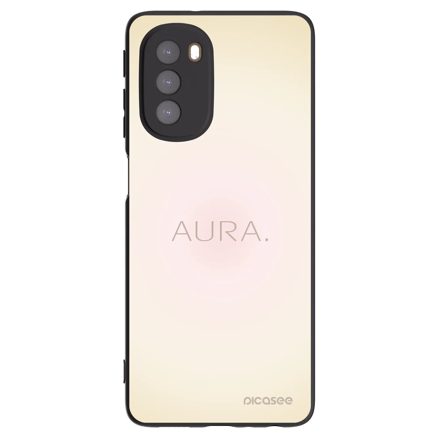 Picasee silikonový černý obal pro Motorola Moto G51 - Aura