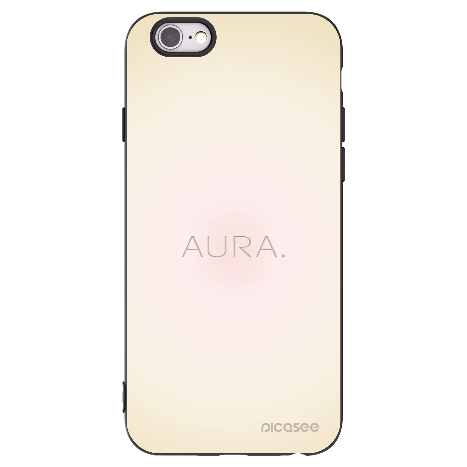 Picasee silikonový černý obal pro Apple iPhone 6/6S - Aura