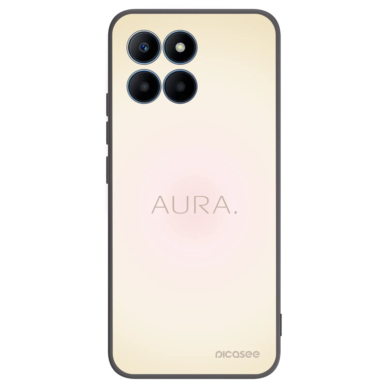 Picasee silikonový černý obal pro Honor 70 Lite - Aura