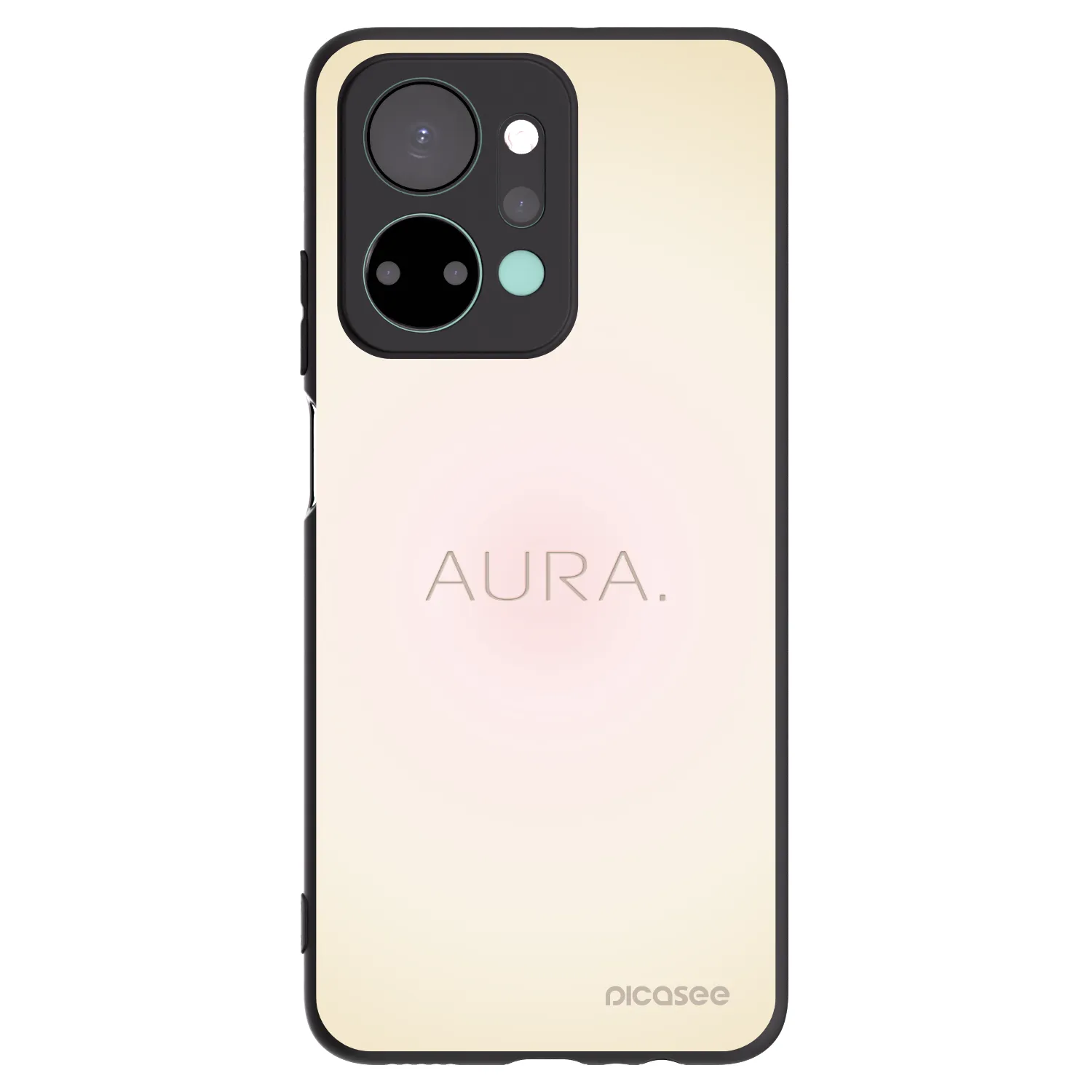 Picasee silikonový černý obal pro Honor X7a - Aura