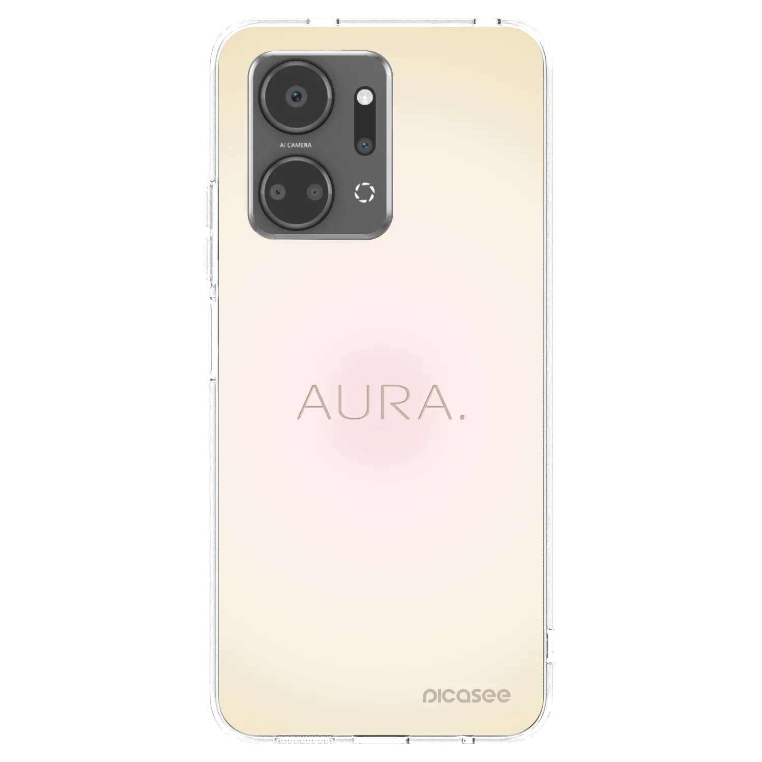 Picasee silikonový průhledný obal pro Honor X7a - Aura
