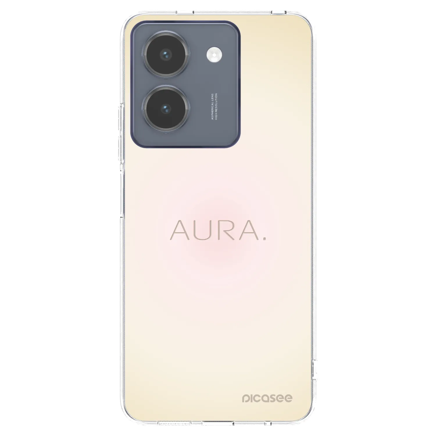 Picasee silikonový průhledný obal pro Vivo Y36 4G - Aura