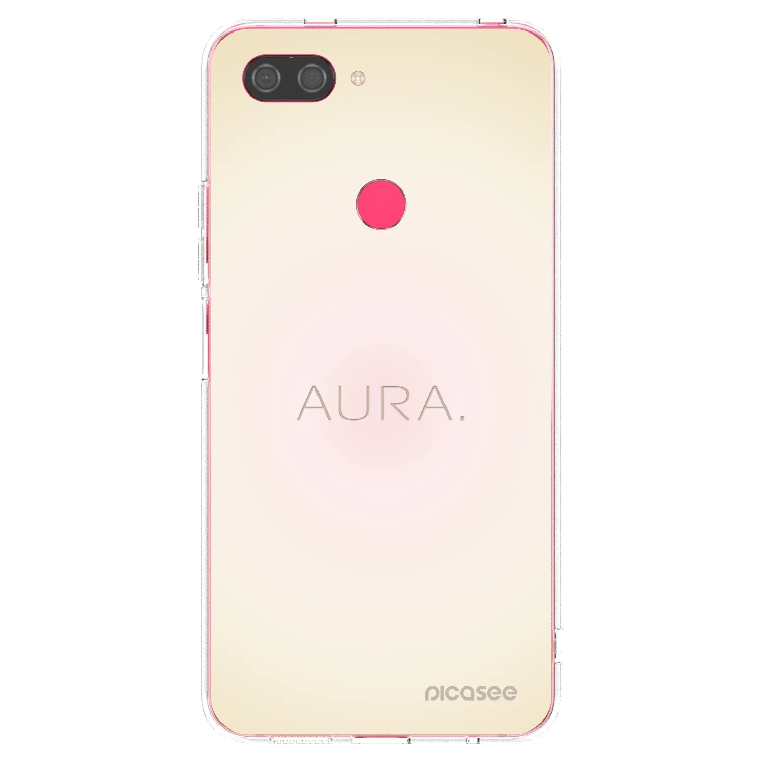 Picasee silikonový průhledný obal pro Xiaomi Mi 8 Lite - Aura