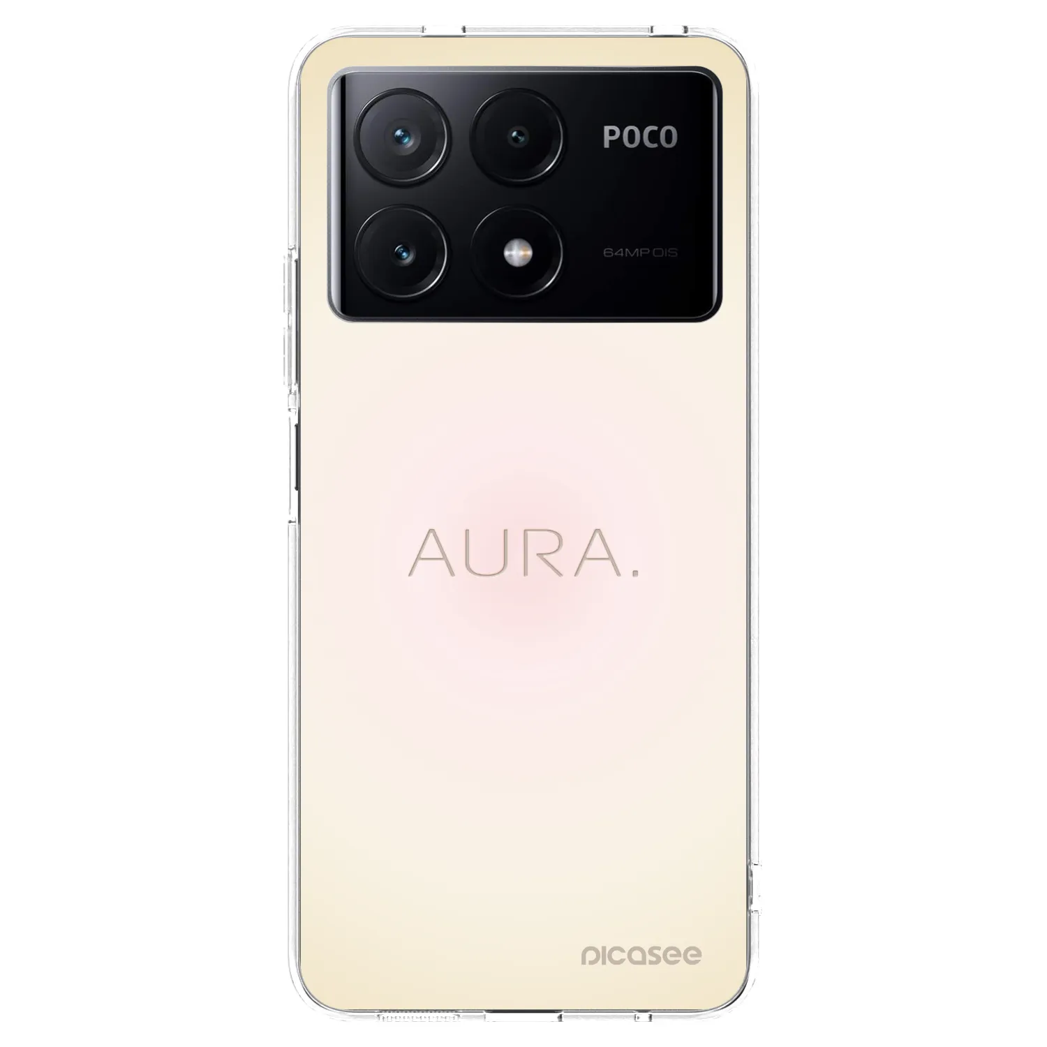 Picasee silikonový průhledný obal pro Xiaomi Poco X6 Pro - Aura