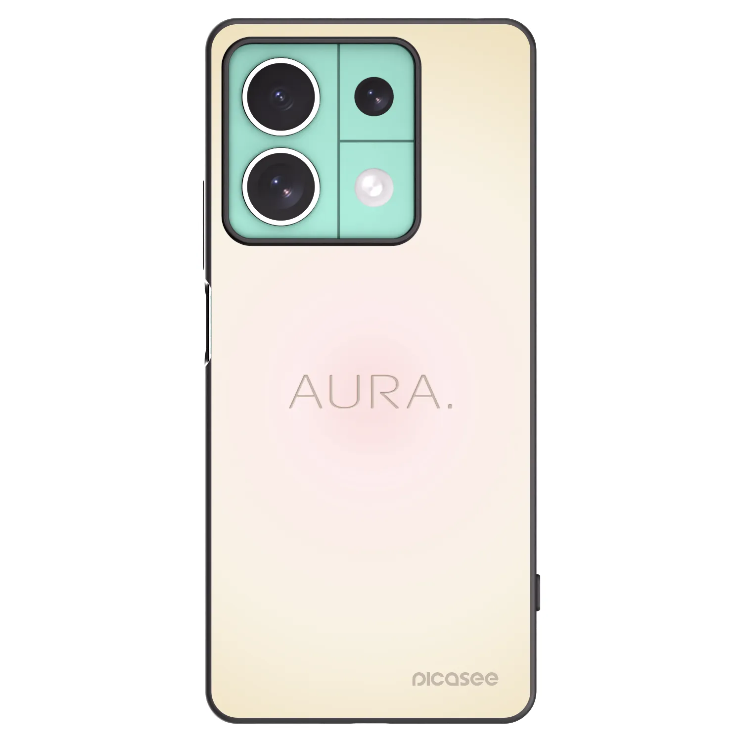 Picasee silikonový černý obal pro Xiaomi Redmi Note 13 5G - Aura