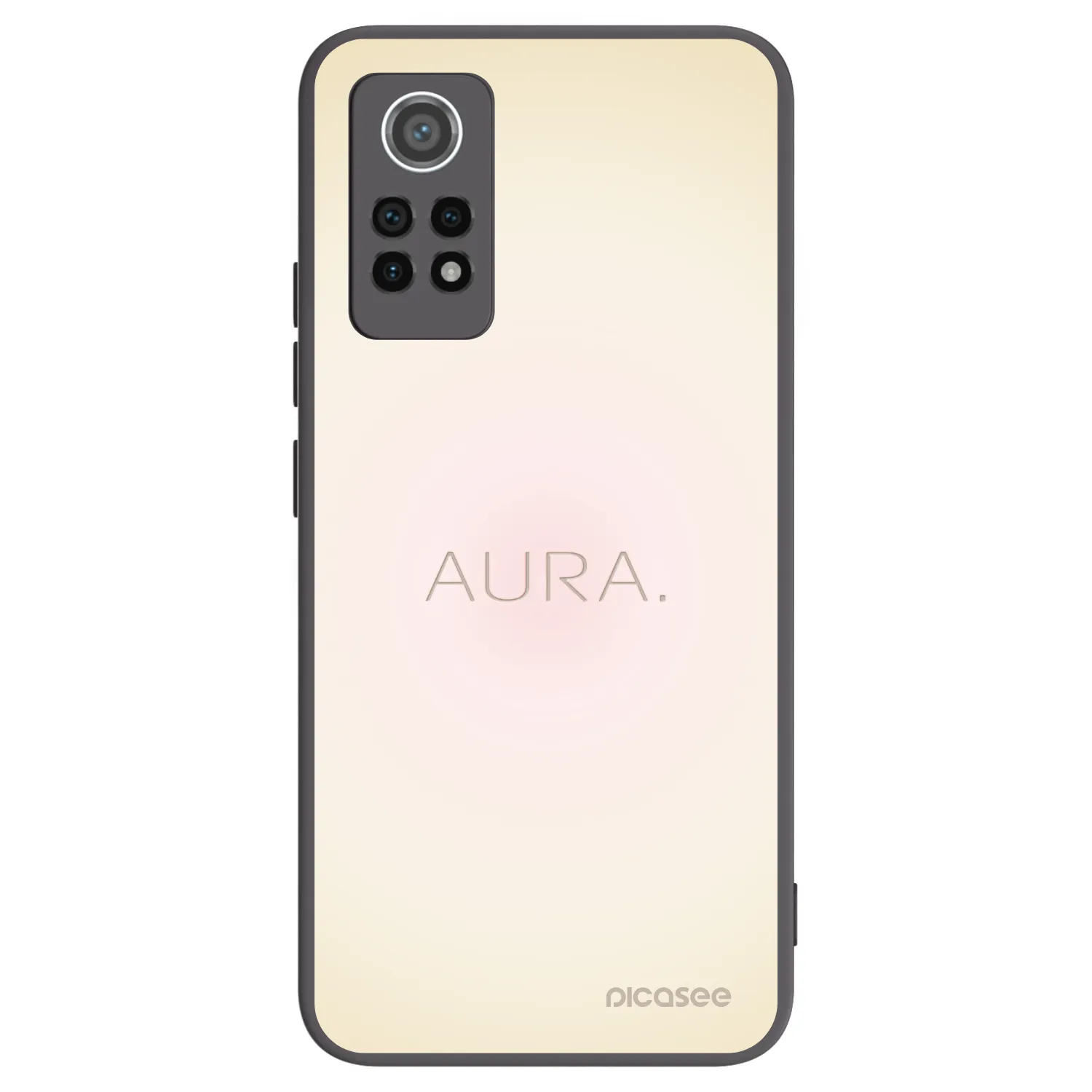 Picasee silikonový černý obal pro Xiaomi Redmi Note 12 Pro 4G - Aura