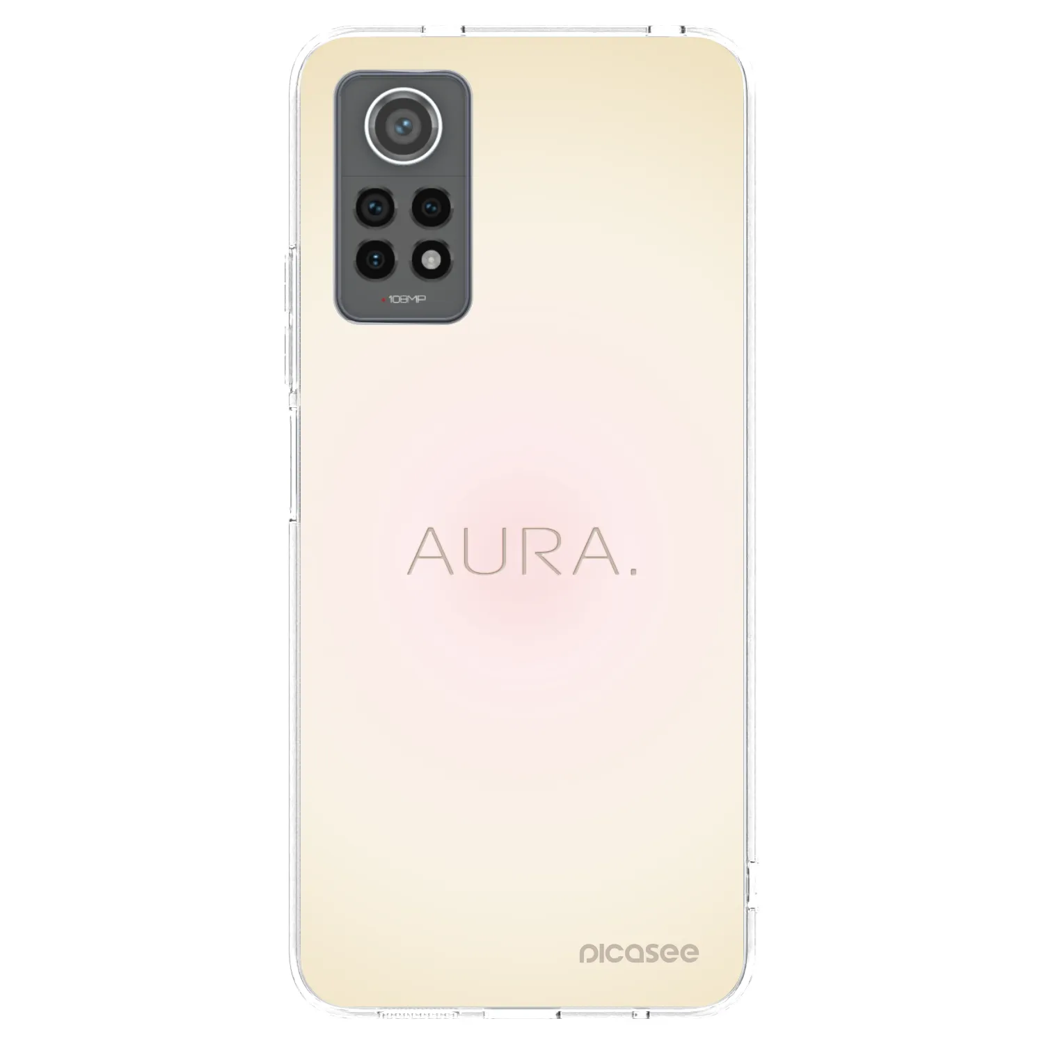 Picasee silikonový průhledný obal pro Xiaomi Redmi Note 12 Pro 4G - Aura