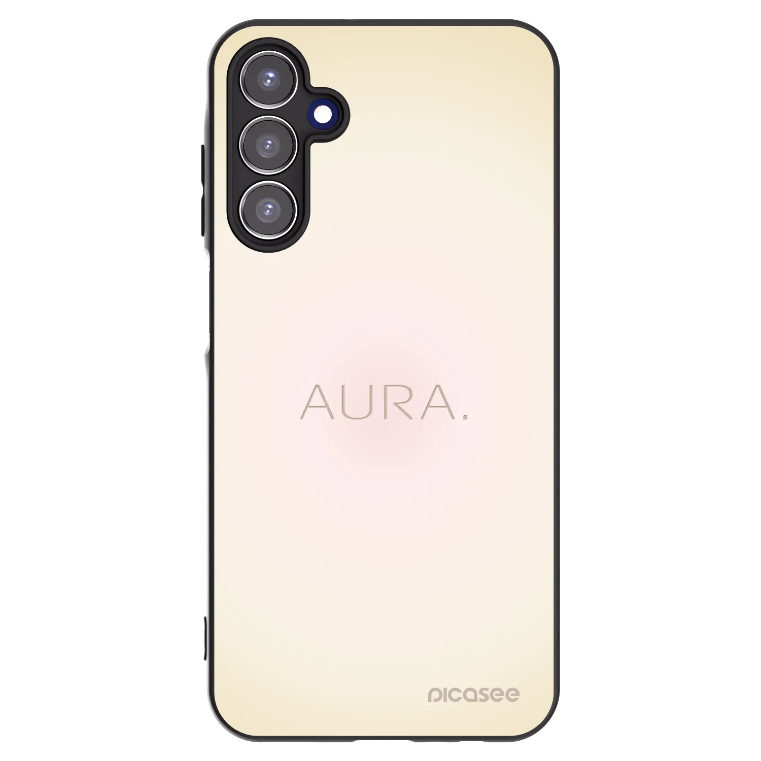 Picasee silikonový černý obal pro Samsung Galaxy A15 A155F 4G - Aura