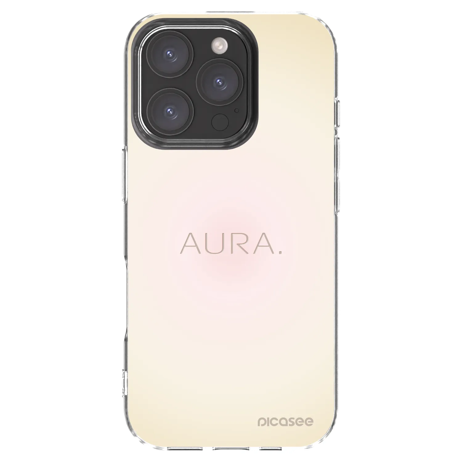 Picasee silikonový průhledný obal pro Apple iPhone 16 Pro - Aura
