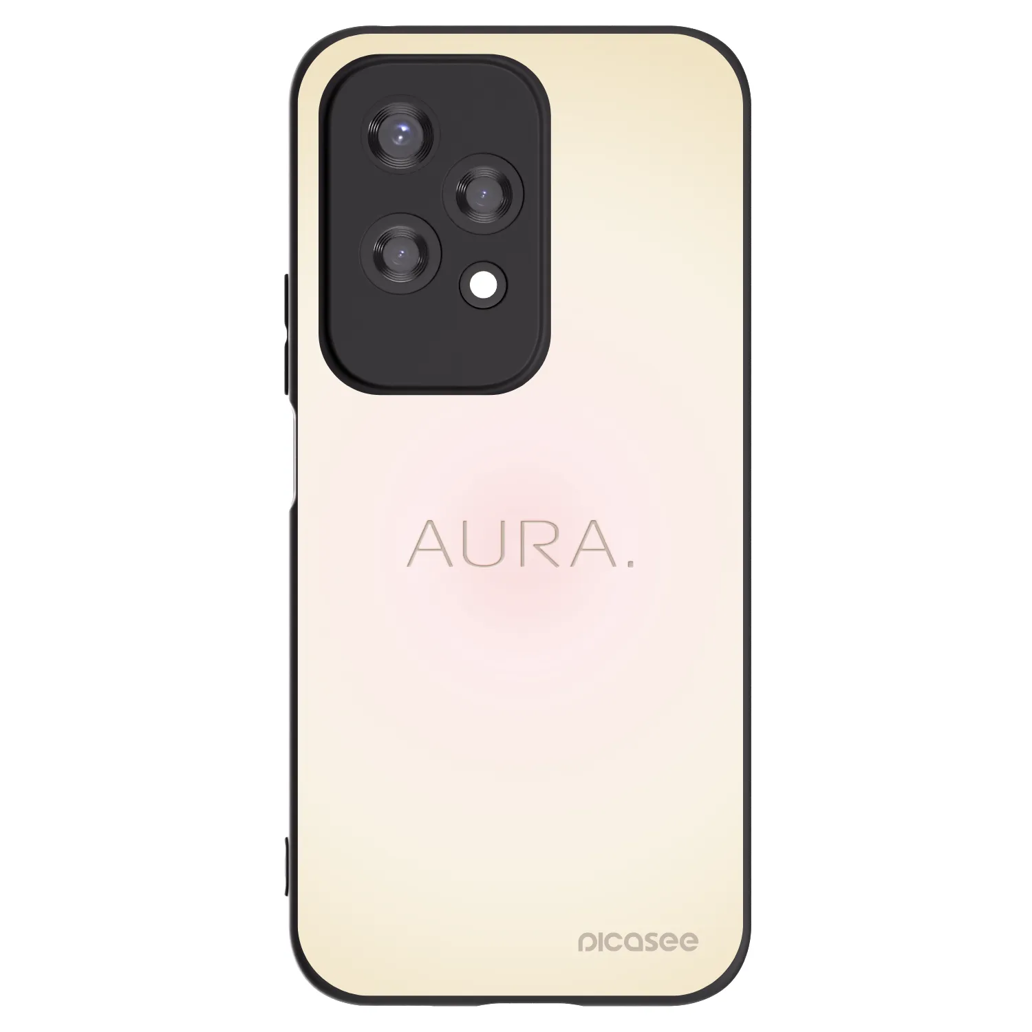Picasee silikonový černý obal pro Honor 200 Lite - Aura