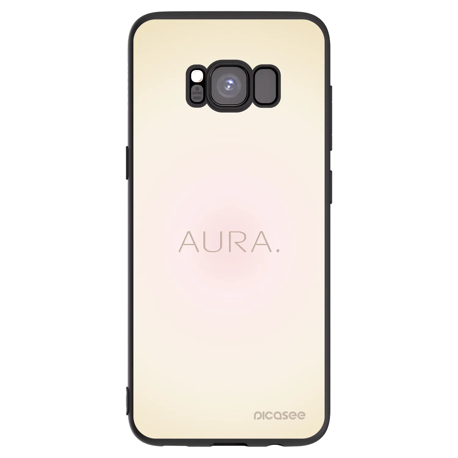 Picasee silikonový černý obal pro Samsung Galaxy S8 G950F - Aura