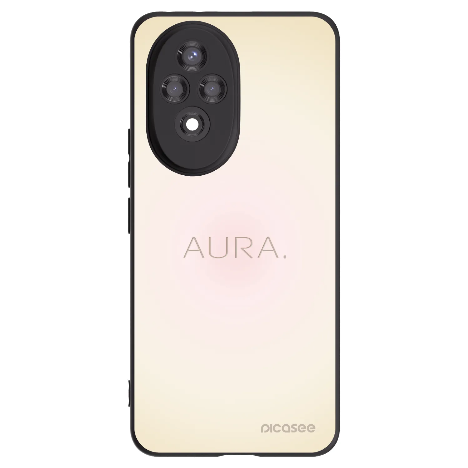 Picasee silikonový černý obal pro Honor 200 5G - Aura