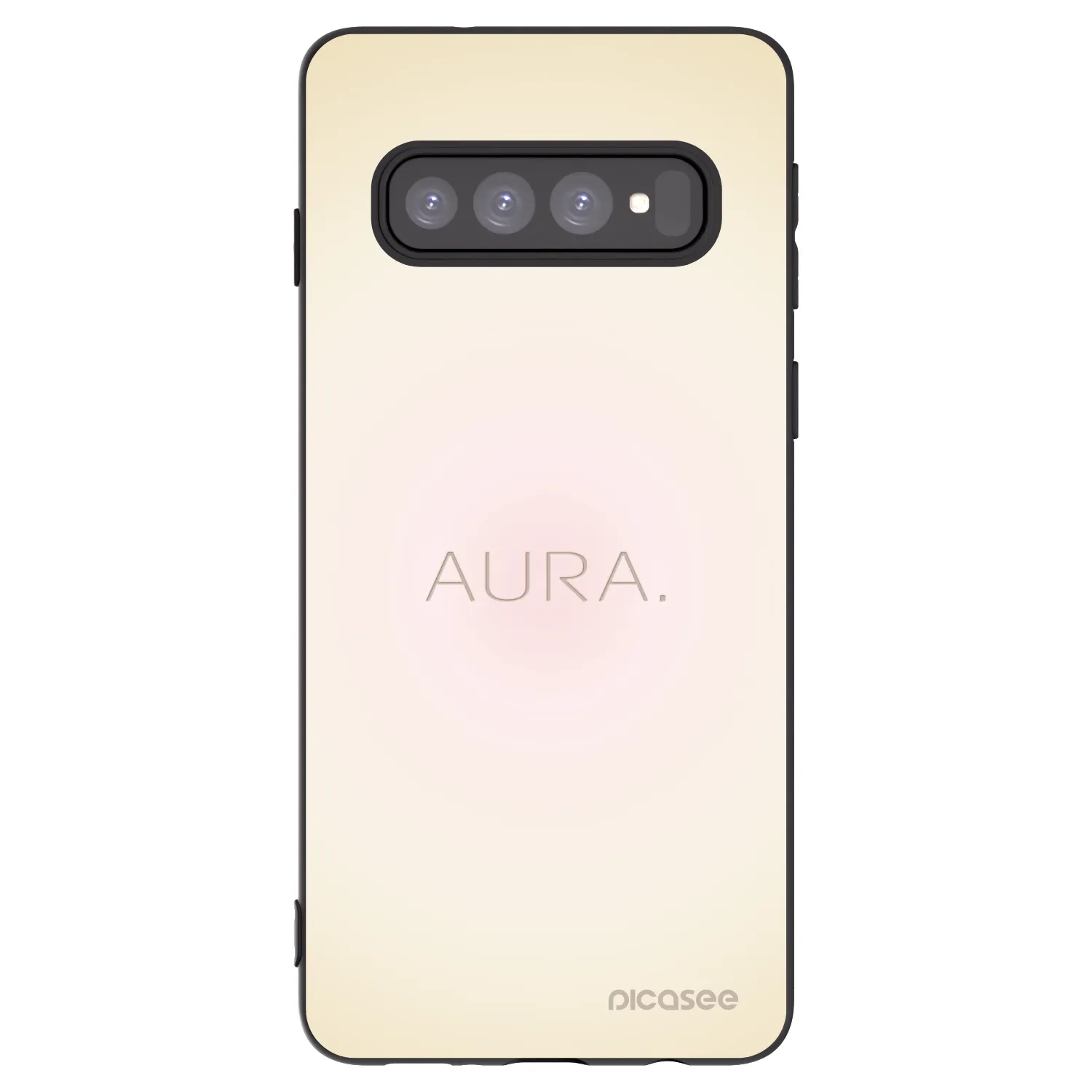 Picasee silikonový černý obal pro Samsung Galaxy S10 G973 - Aura