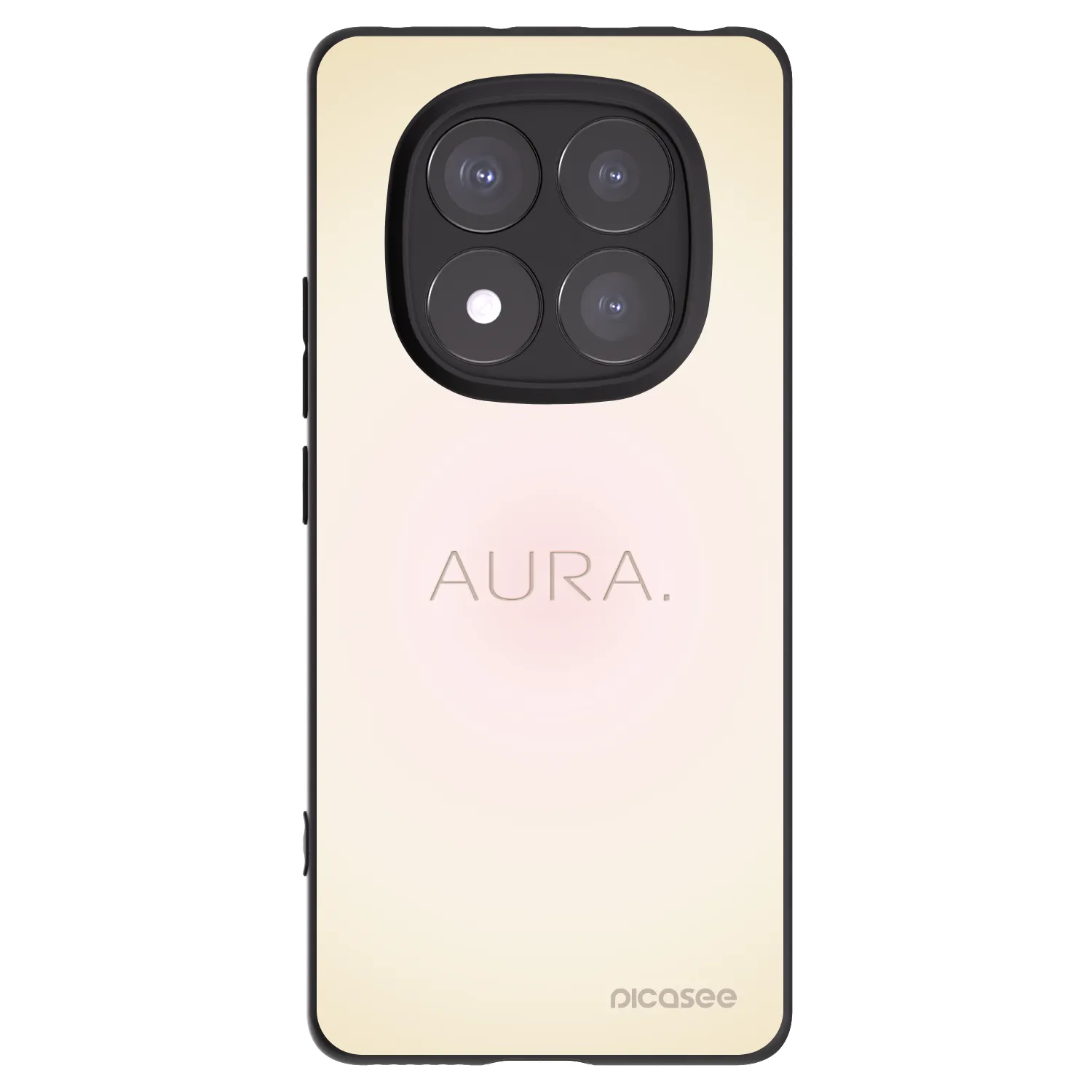 Picasee silikonový černý obal pro Xiaomi Redmi Note 14 Pro+ 5G - Aura