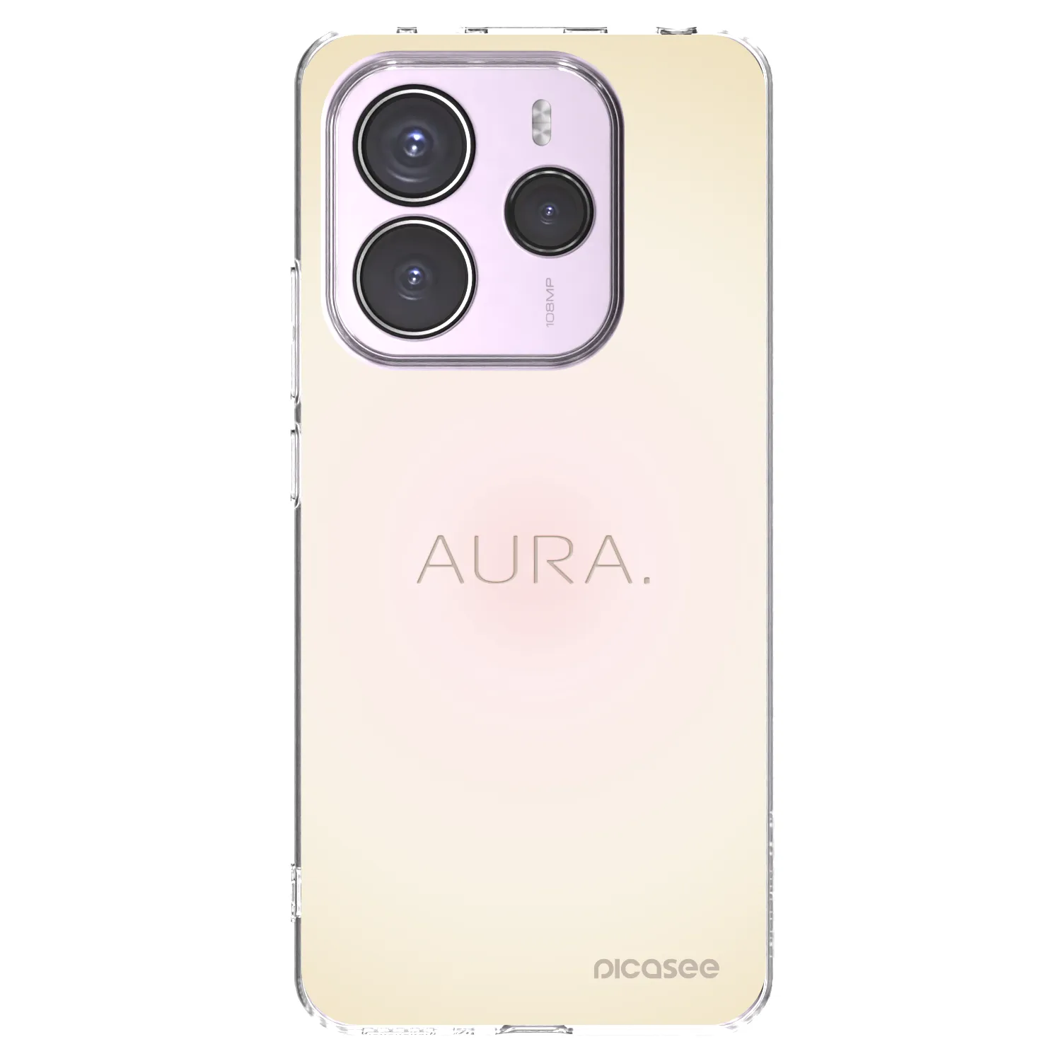 Picasee silikonový průhledný obal pro Xiaomi Redmi Note 14 5G - Aura