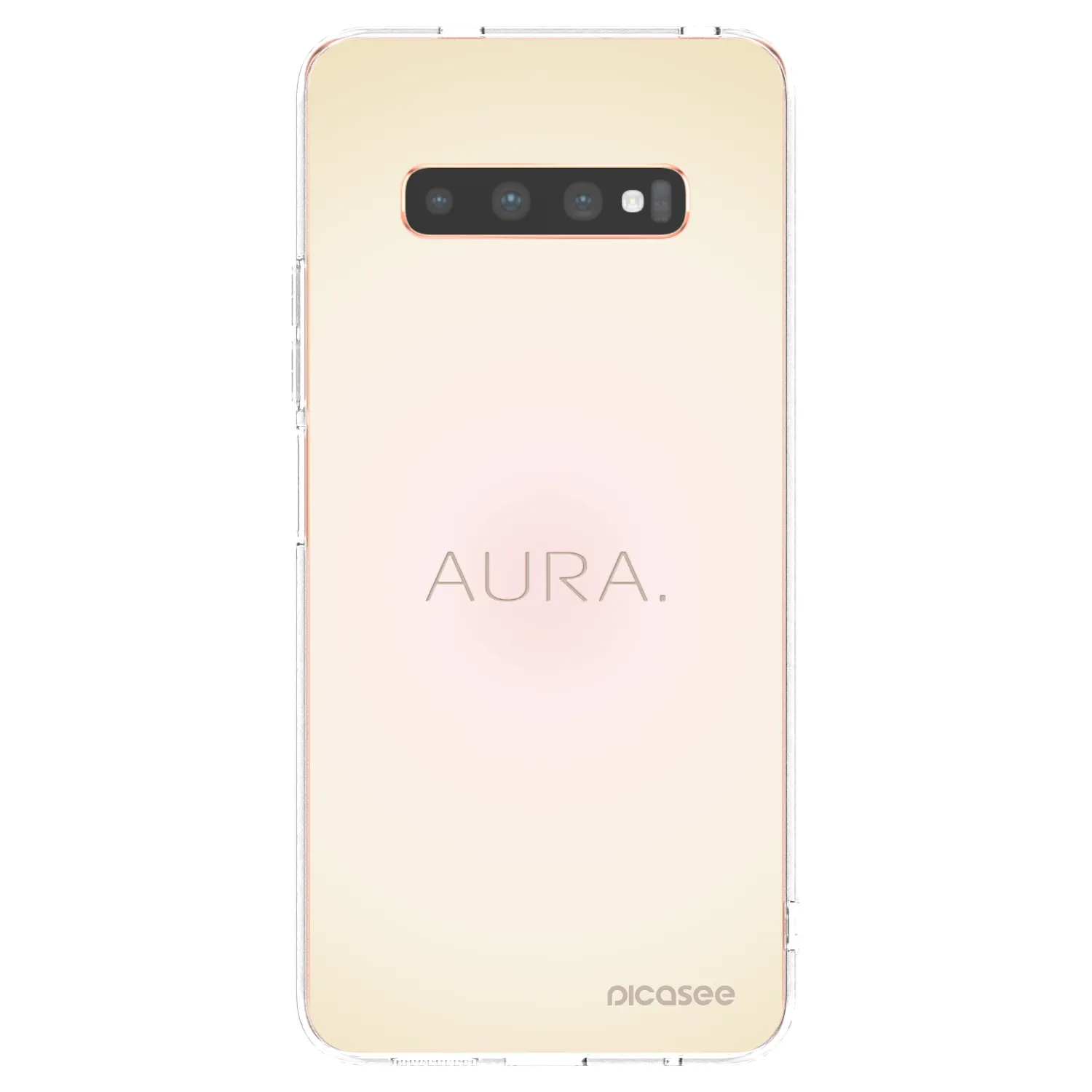 Picasee silikonový průhledný obal pro Samsung Galaxy S10 Plus G975 - Aura