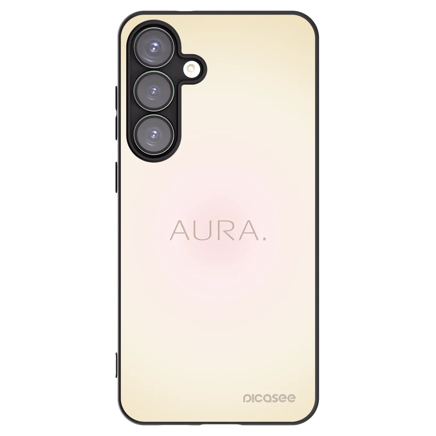 Picasee silikonový černý obal pro Samsung Galaxy S25+ 5G - Aura