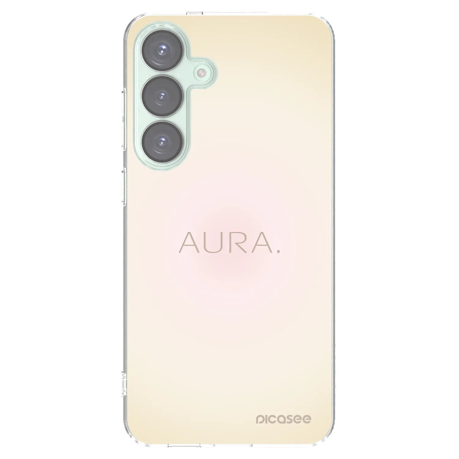Picasee silikonový průhledný obal pro Samsung Galaxy S25+ 5G - Aura