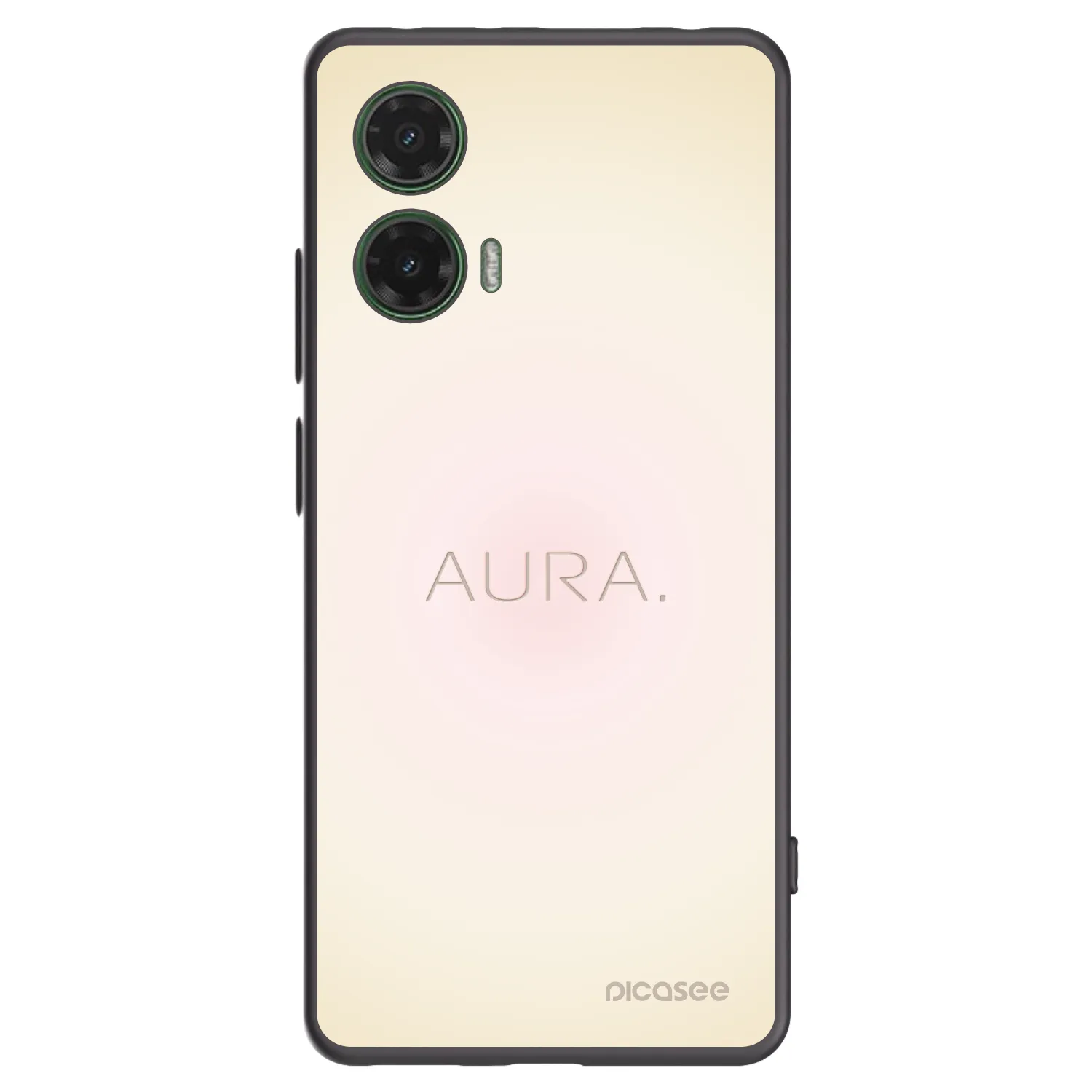Picasee silikonový černý obal pro Motorola Moto G35 5G - Aura