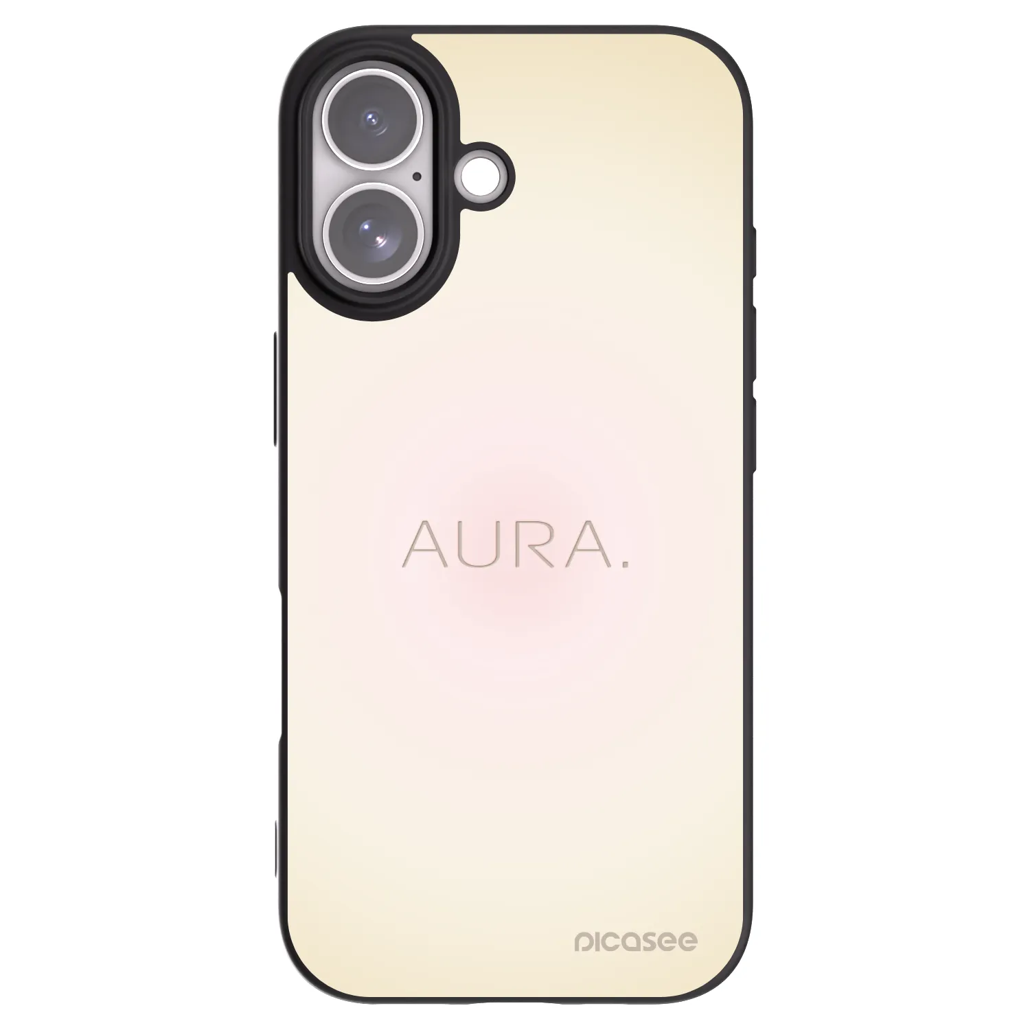 Picasee silikonový černý obal pro Apple iPhone 17 - Aura