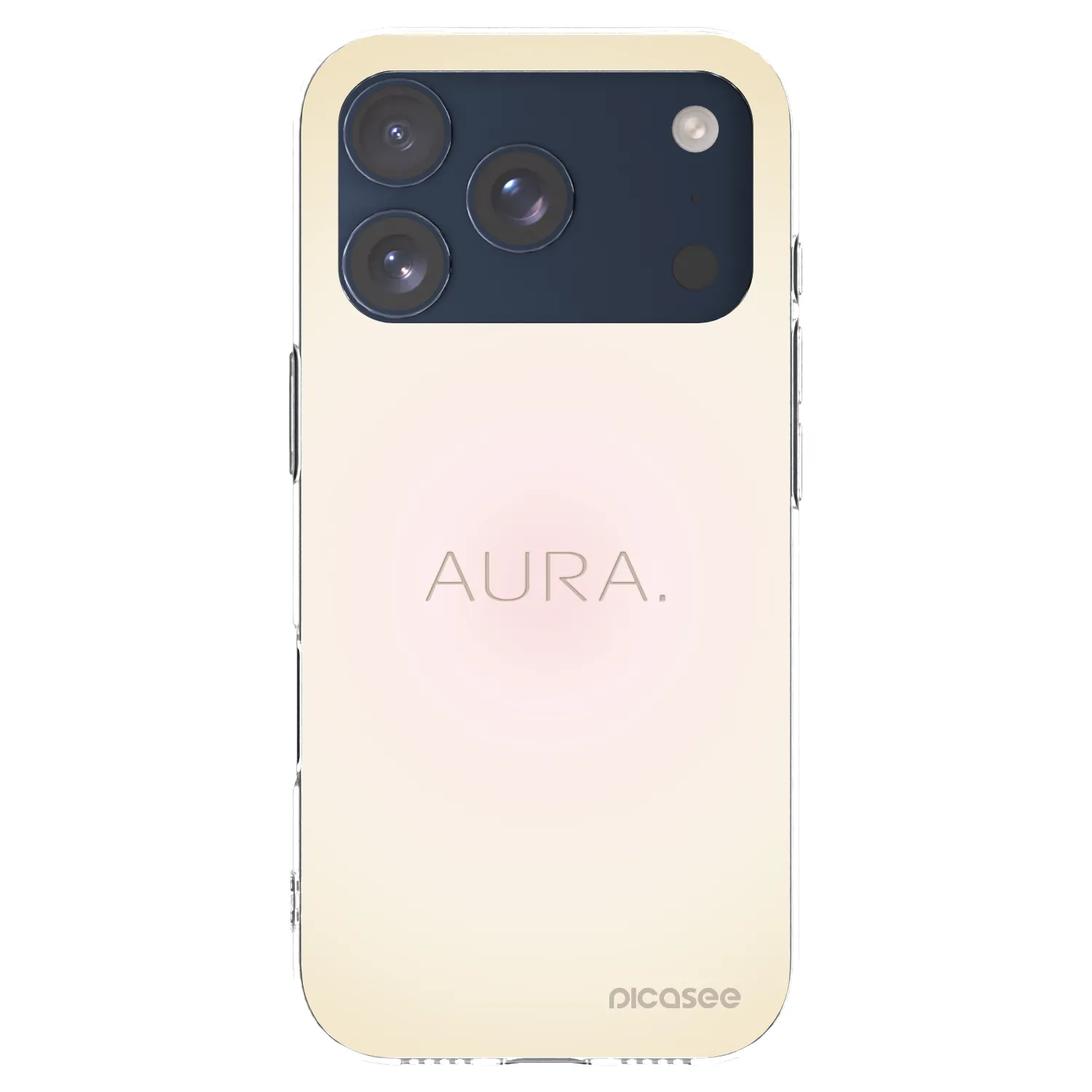 Picasee silikonový průhledný obal pro Apple iPhone 17 Pro - Aura