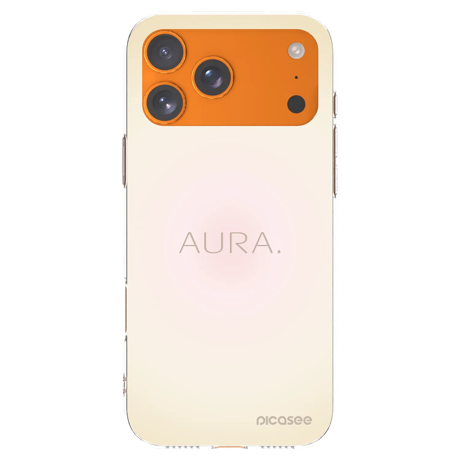 Picasee silikonový průhledný obal pro Apple iPhone 17 Pro Max - Aura