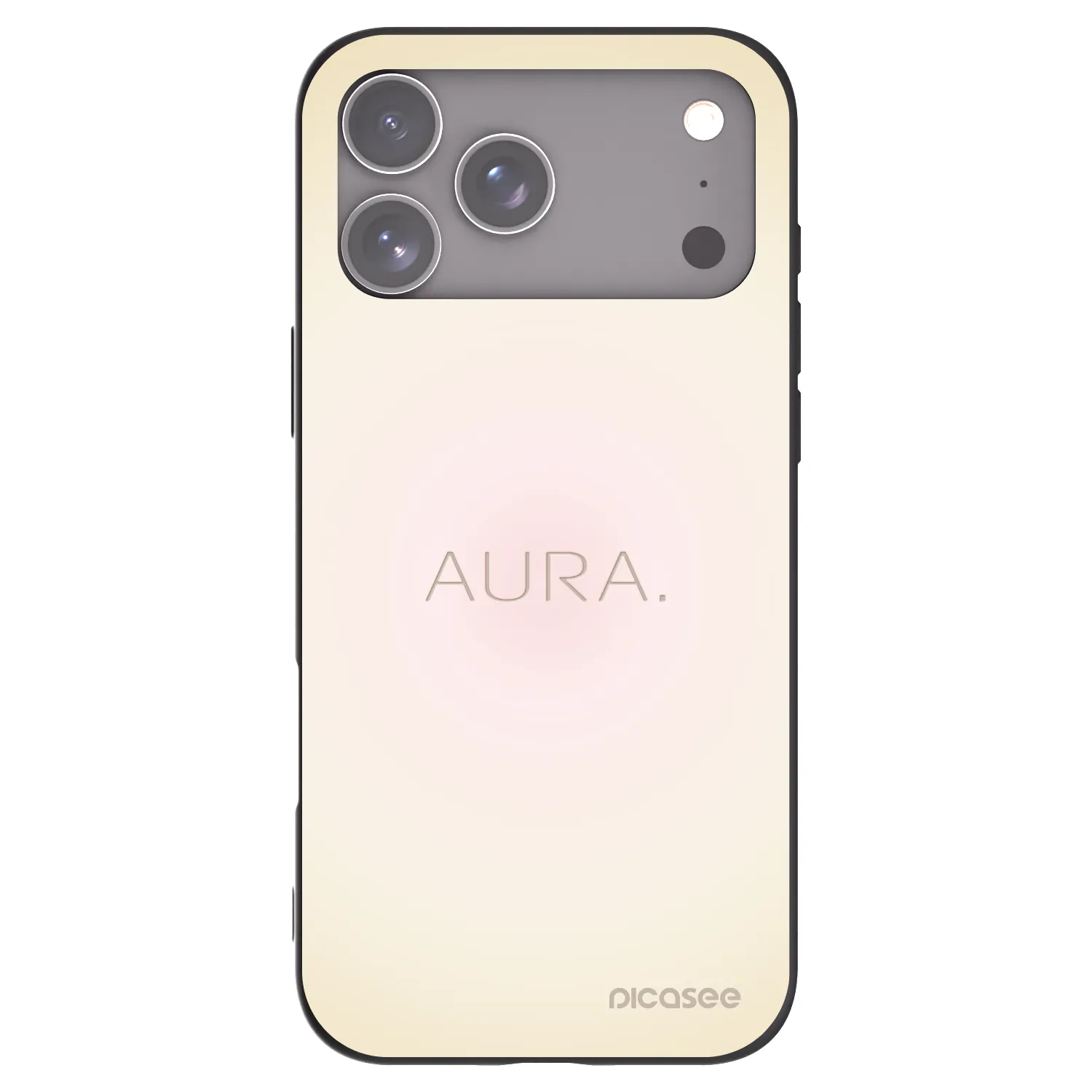 Picasee silikonový černý obal pro Apple iPhone 17 Pro Max - Aura