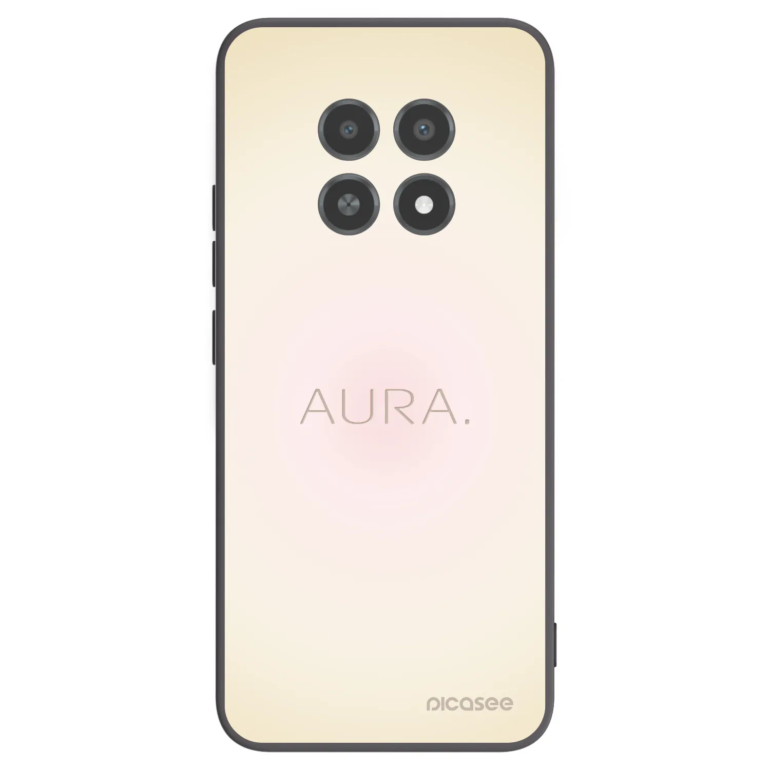 Picasee silikonový černý obal pro Realme 12X - Aura