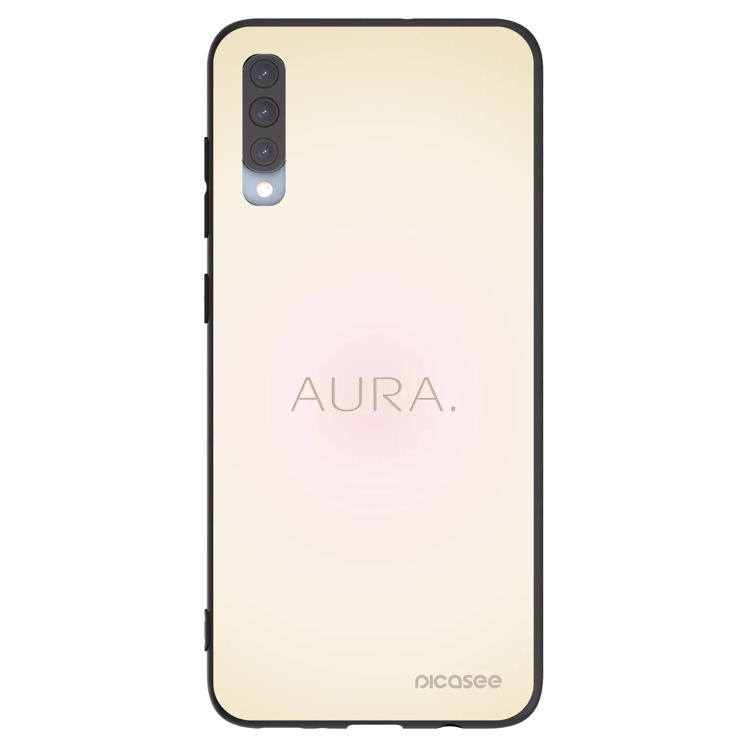 Picasee silikonový černý obal pro Samsung Galaxy A70 A705F - Aura