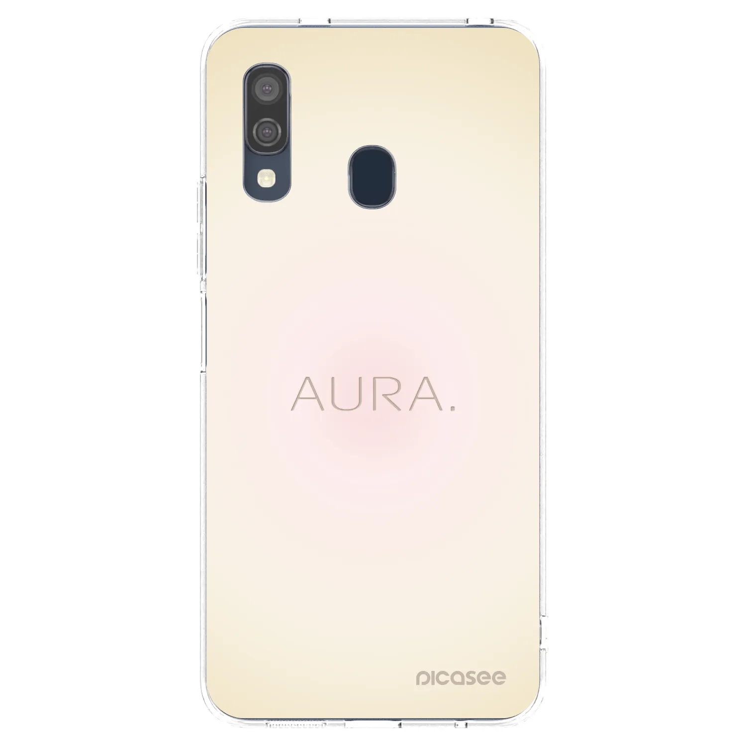 Picasee silikonový průhledný obal pro Samsung Galaxy A40 A405F - Aura