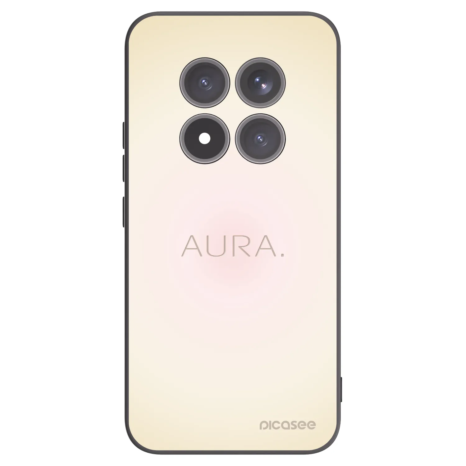Picasee silikonový černý obal pro Xiaomi Redmi Note 15 Pro+ - Aura