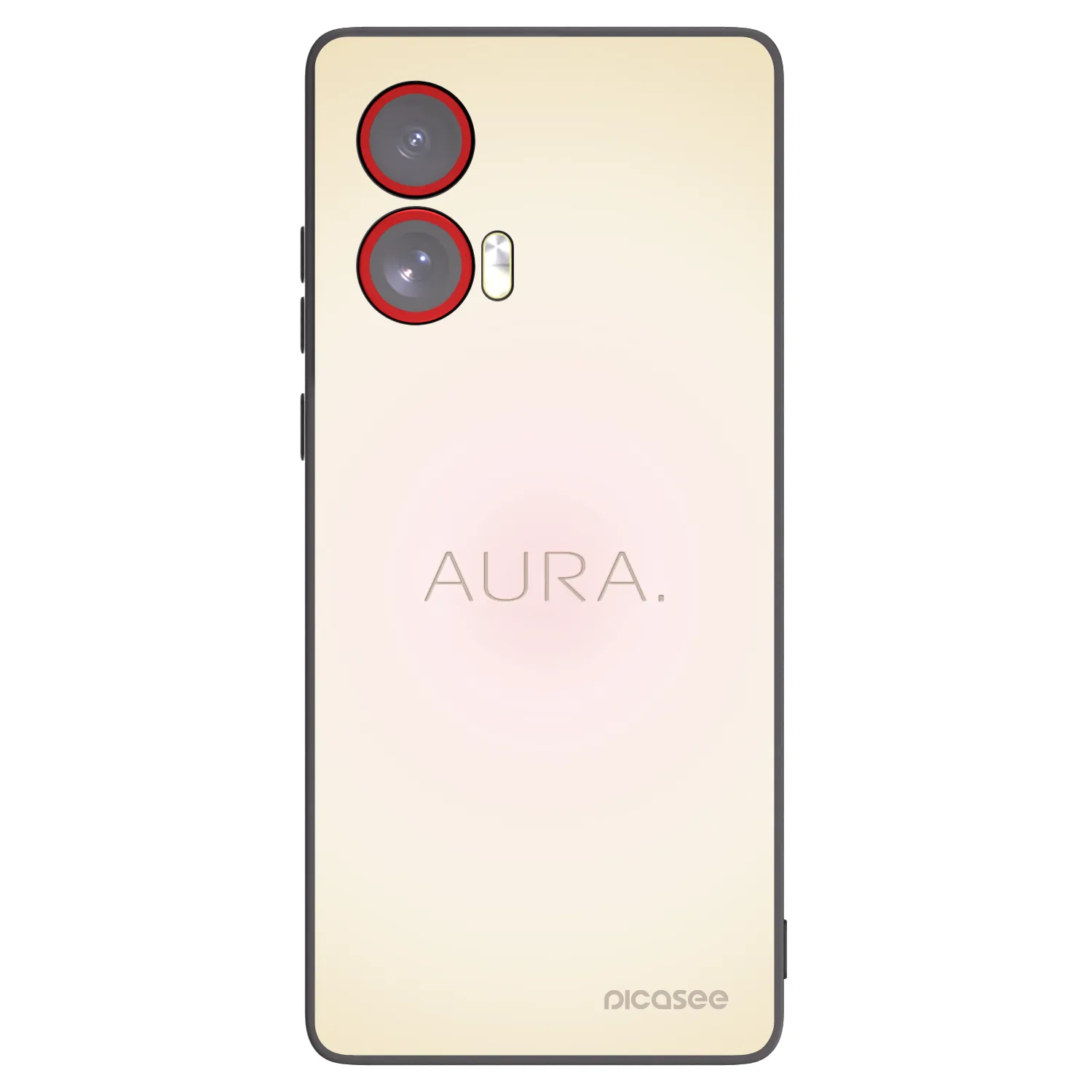Picasee silikonový černý obal pro Motorola Edge 50 Fusion - Aura
