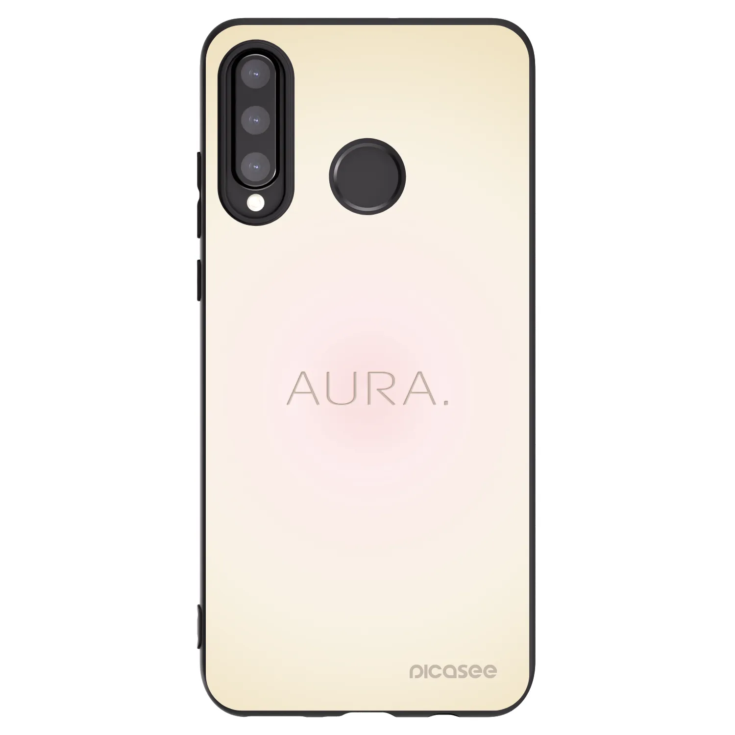 Picasee silikonový černý obal pro Huawei P30 Lite - Aura