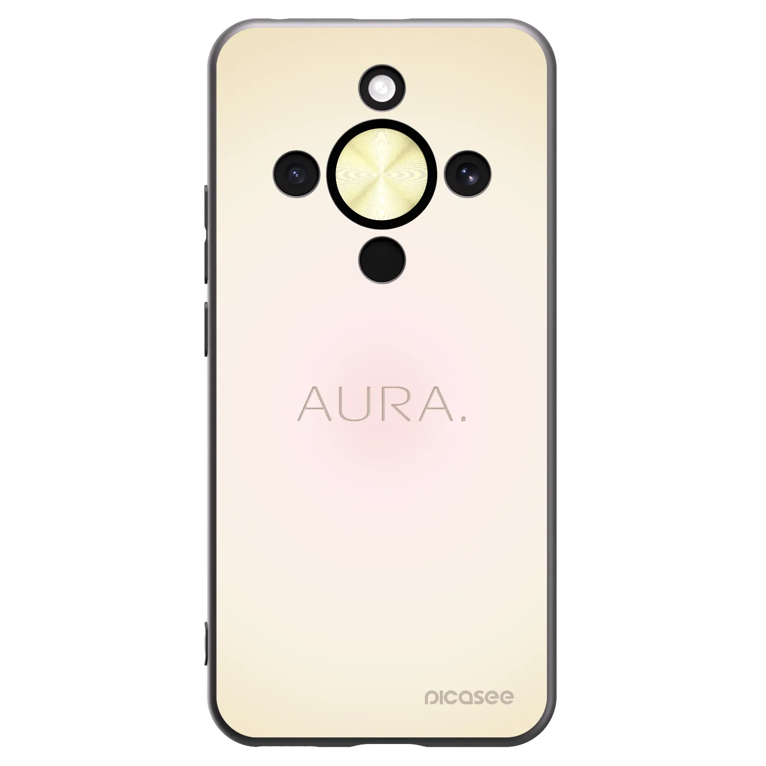 Picasee silikonový černý obal pro Honor Magic8 Lite 5G - Aura