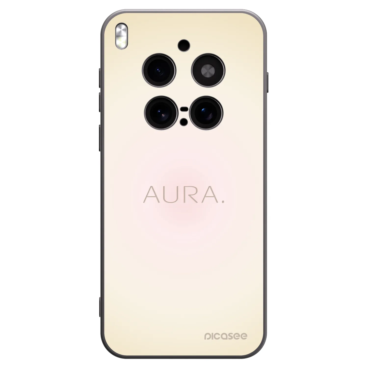 Picasee silikonový černý obal pro Vivo X300 Pro - Aura